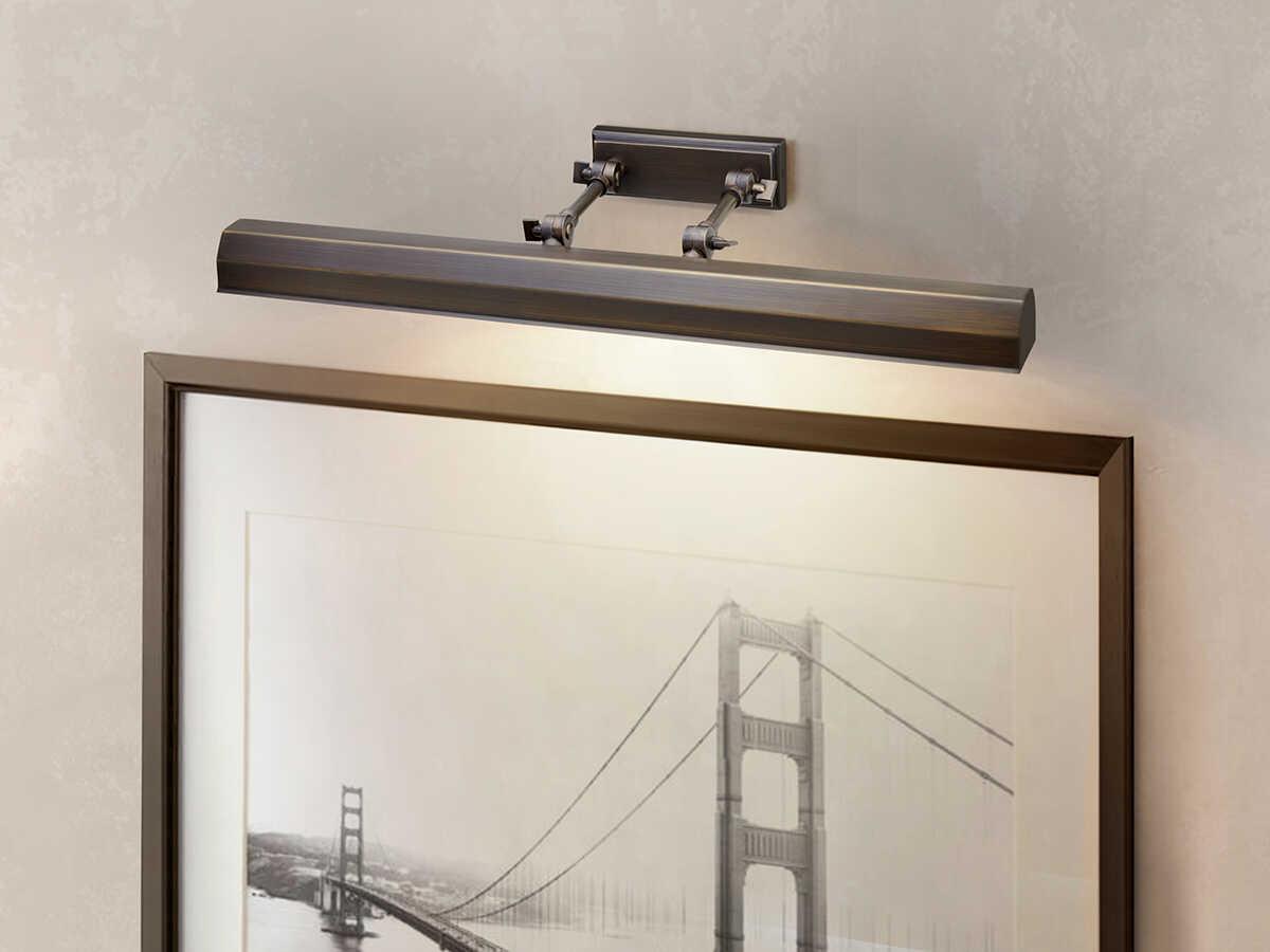 Lucas McKearn Chawton 2-Light Dark Bronze Picture Light