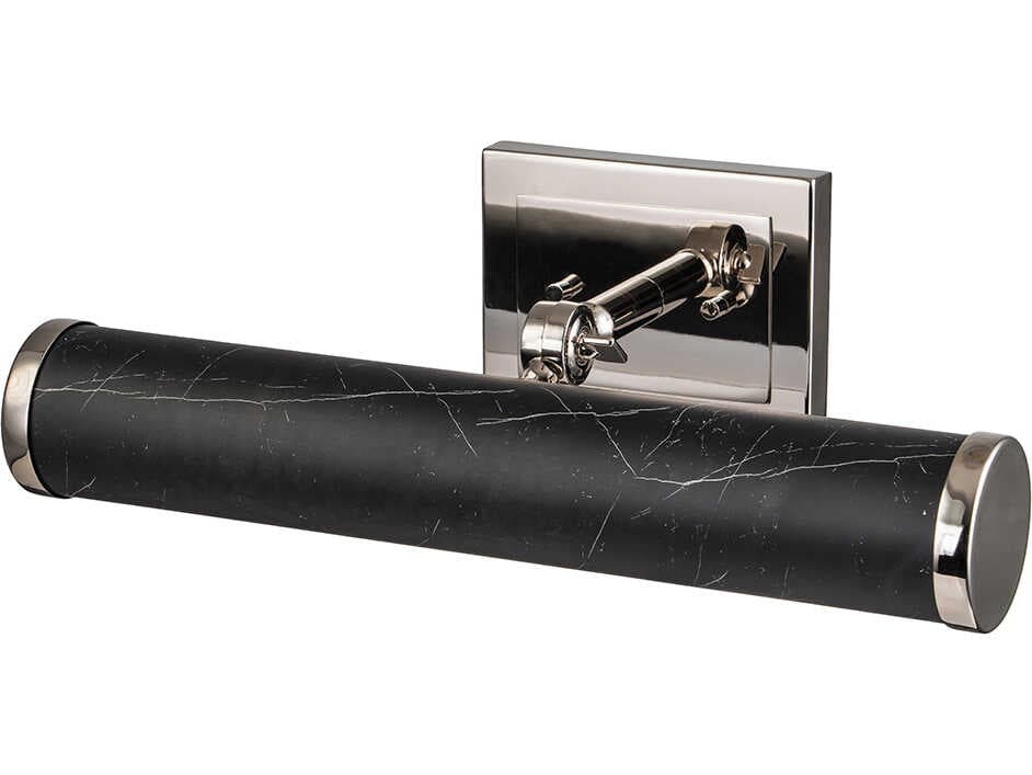 Lucas McKearn Coates Black Marble Polished Nickel Picture Light