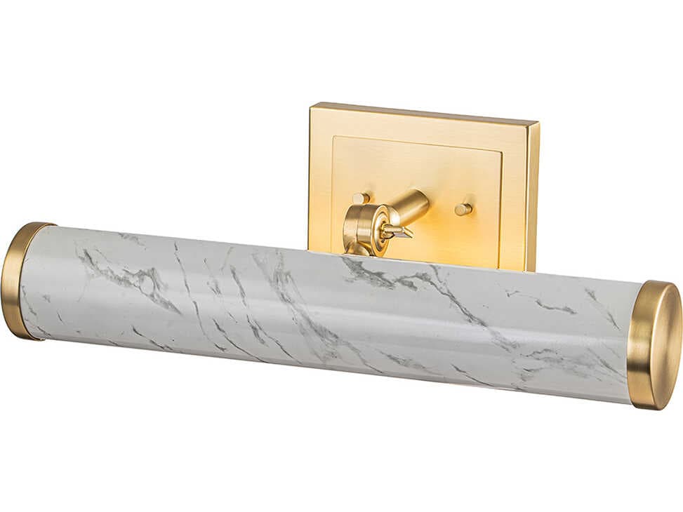 Lucas McKearn Coates Carrera Stone Brushed Brass White Picture Light