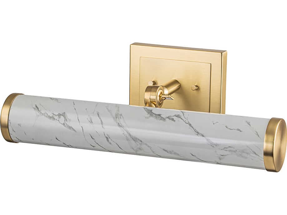 Lucas McKearn Coates Carrera Stone Brushed Brass White Picture Light