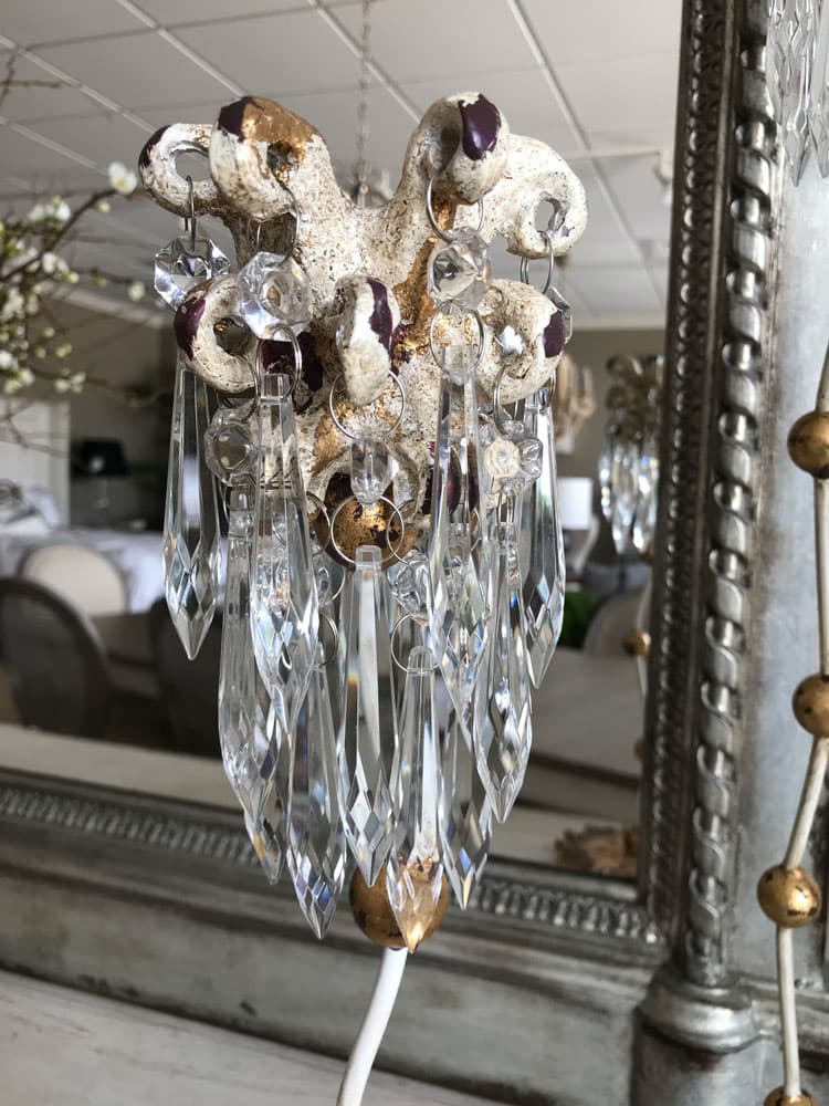 Lucas McKearn Venetian Gold Leaf 24" High Candle Holder