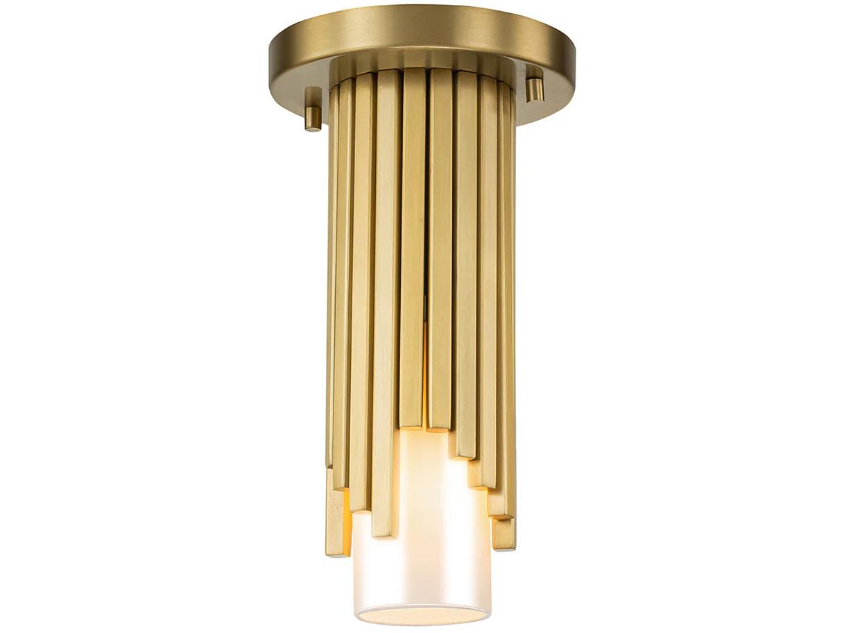 Lucas McKearn Marvel 1-Light Aged Brass Mini Pendant