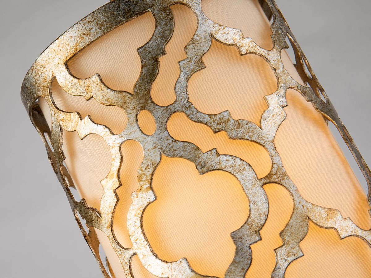 Lucas McKearn Arabella 1-Light Antique Silver Glass Cylinder Geometric Mini Pendant