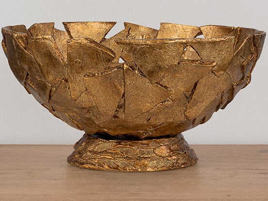 Lucas McKearn Mosaic Gold Decorative Plate