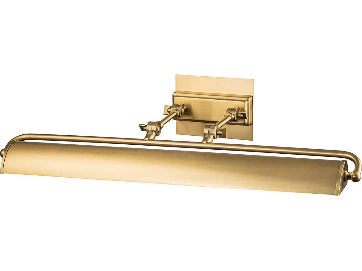 Lucas McKearn Winchfield 4-Light Aged Brass Picture Light