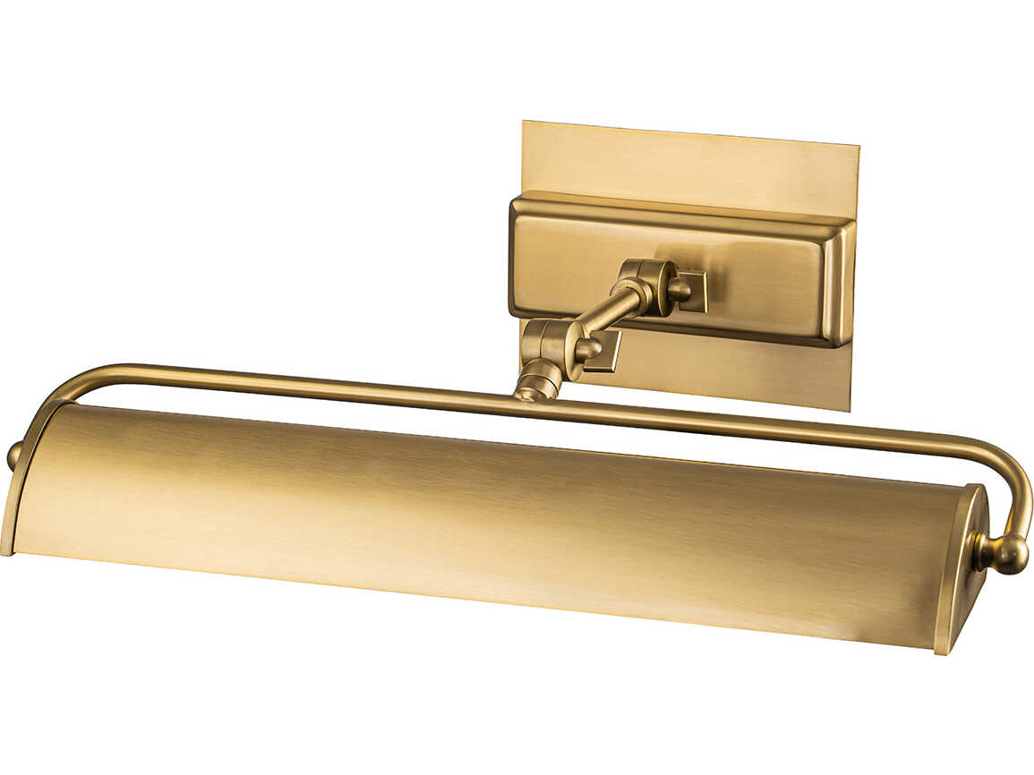 Lucas McKearn Winchfield 2-Light Aged Brass Picture Light