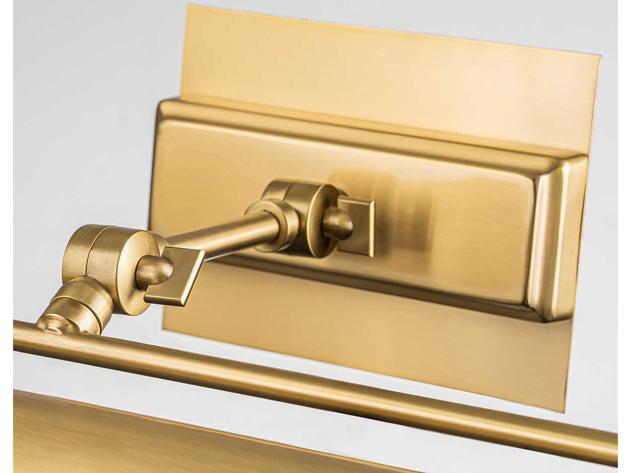 Lucas McKearn Winchfield 2-Light Aged Brass Picture Light