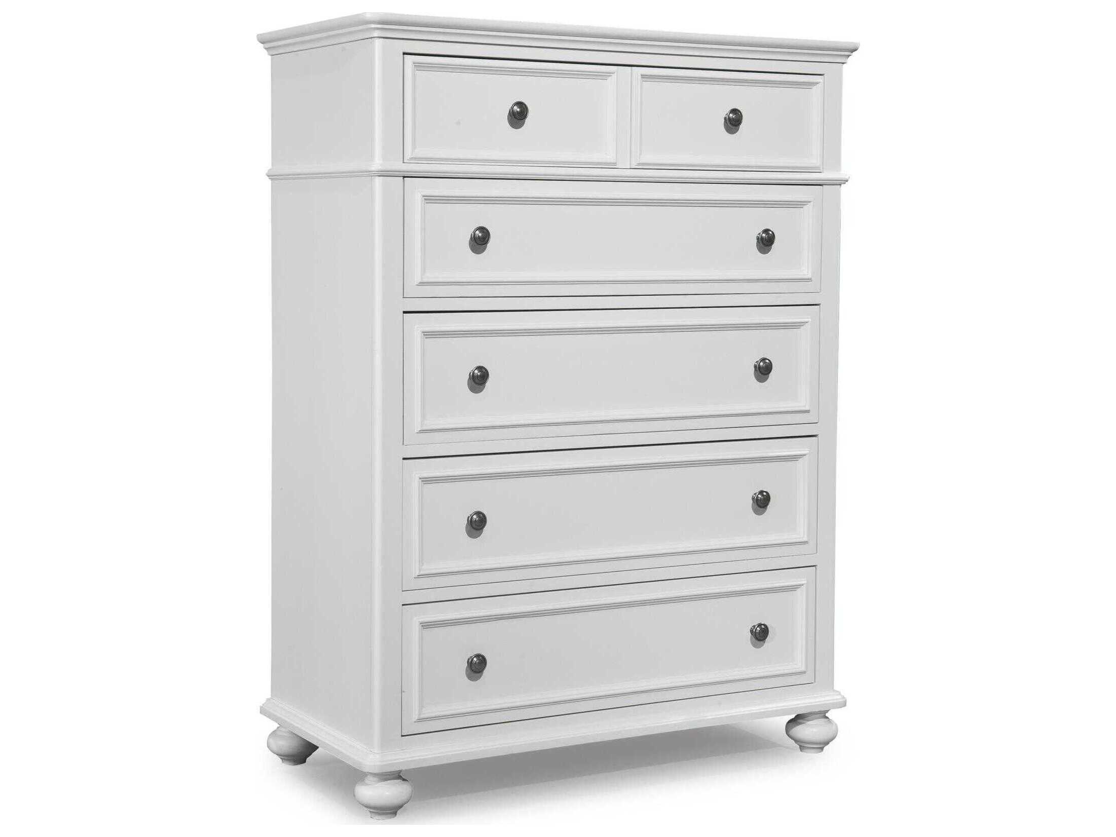 Legacy Classic Madison Natural White Painted Birch Wood Accent Chest