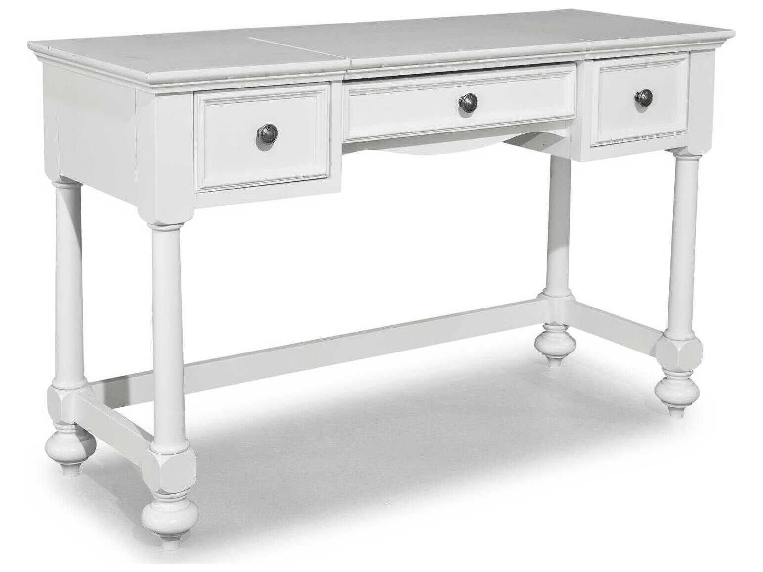 Legacy Classic Madison Natural White Painted Birch Wood Writing Desk