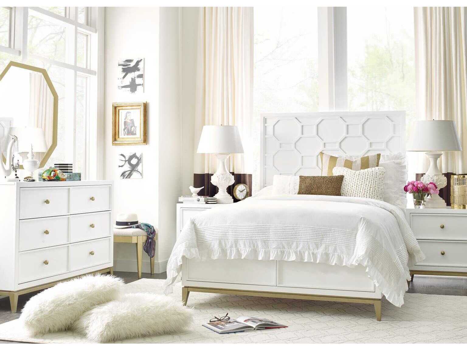 Legacy Classic Chelsea By Rachael Ray 5-Drawers White Poplar Wood Dresser