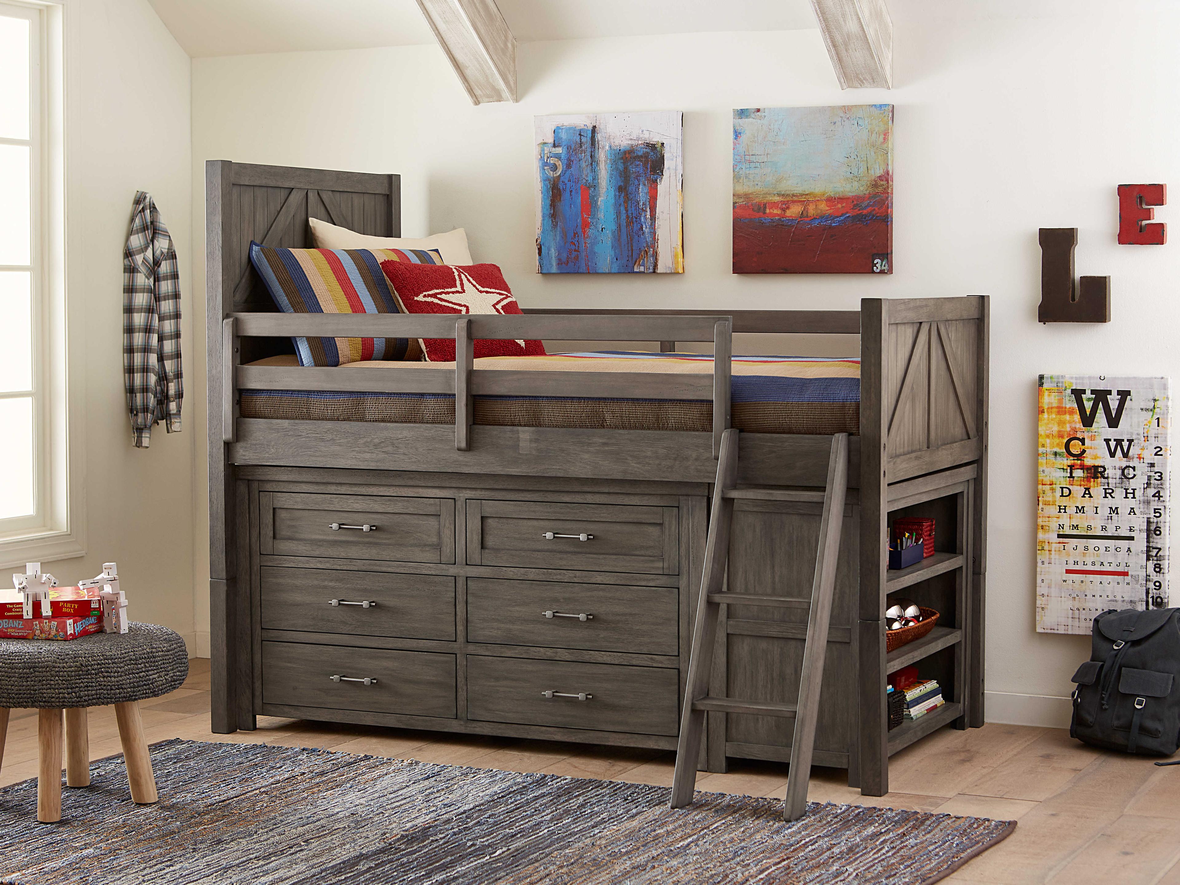 Legacy Classic Bunkhouse 3-Drawers Brown Acacia Wood Dresser