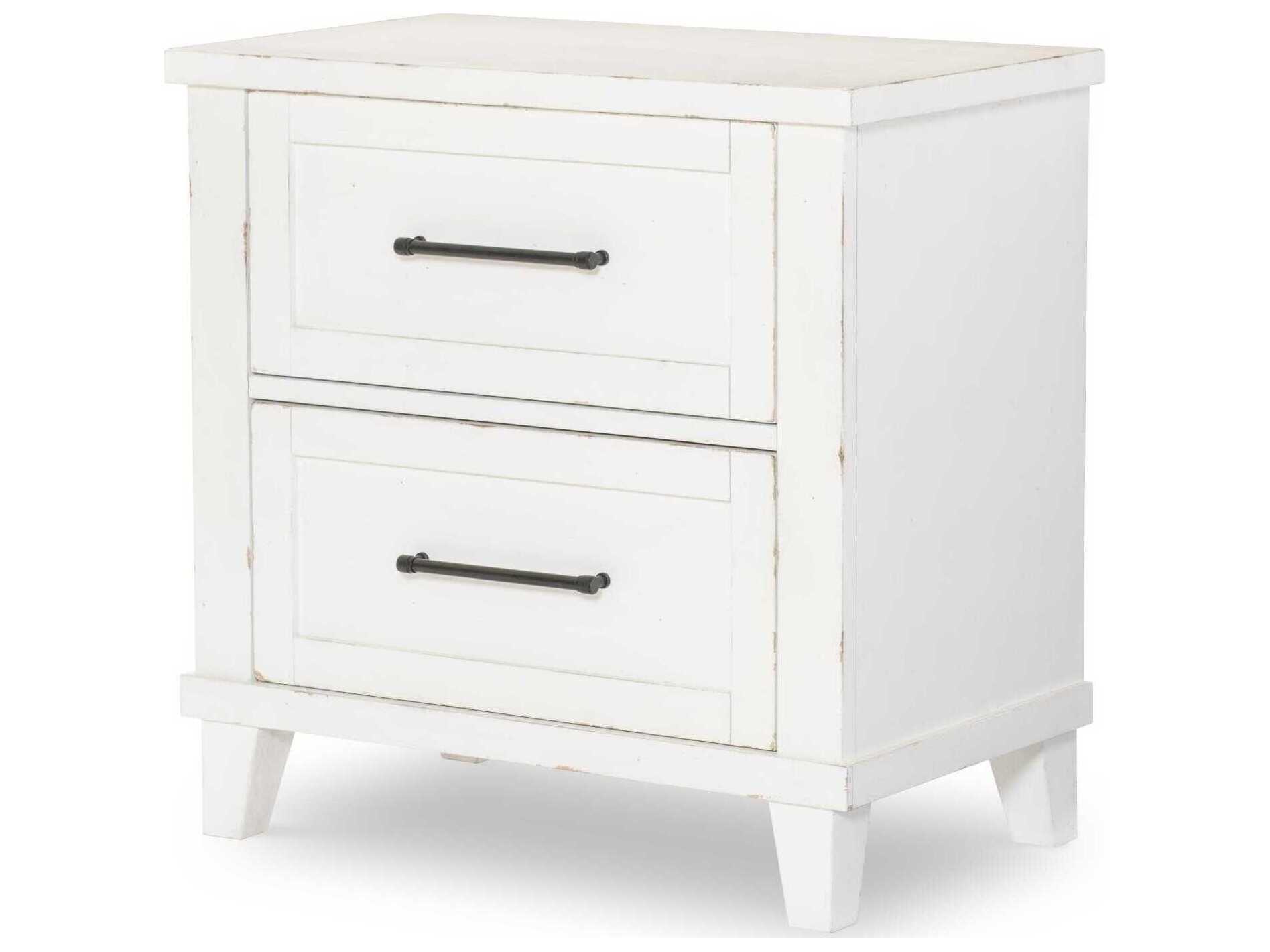 Legacy Classic Xxxs And Ooos 2-Drawers White Birch Wood Nightstand