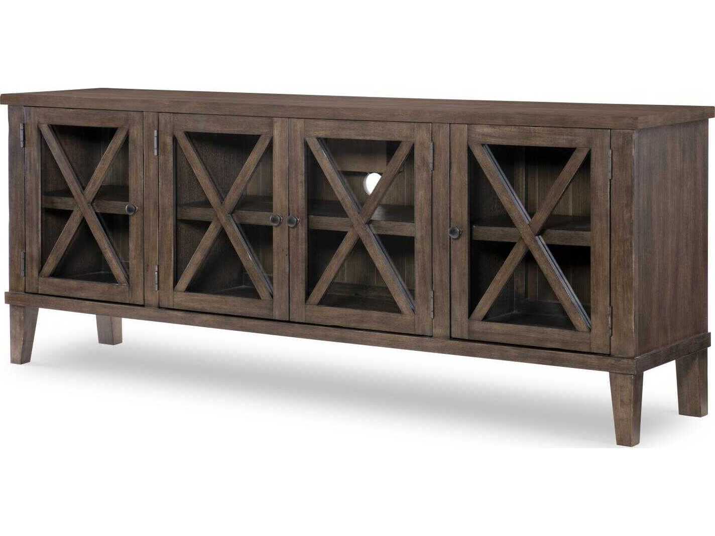 Legacy Classic Xxxs And Ooos 82" Hardwood Cocoa Media Console
