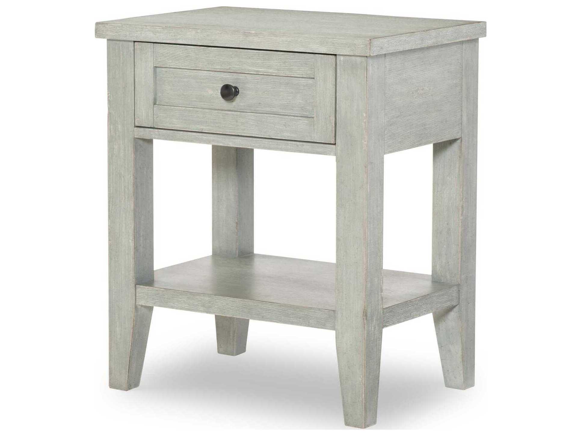 Legacy Classic Xxxs And Ooos 1-Drawer Gray Hardwood Nightstand
