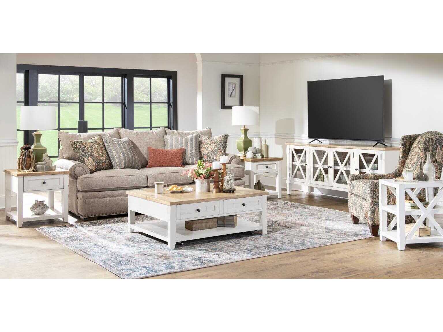 Legacy Classic Xxxs And Ooos 82" Hardwood Amber Cotton Media Console