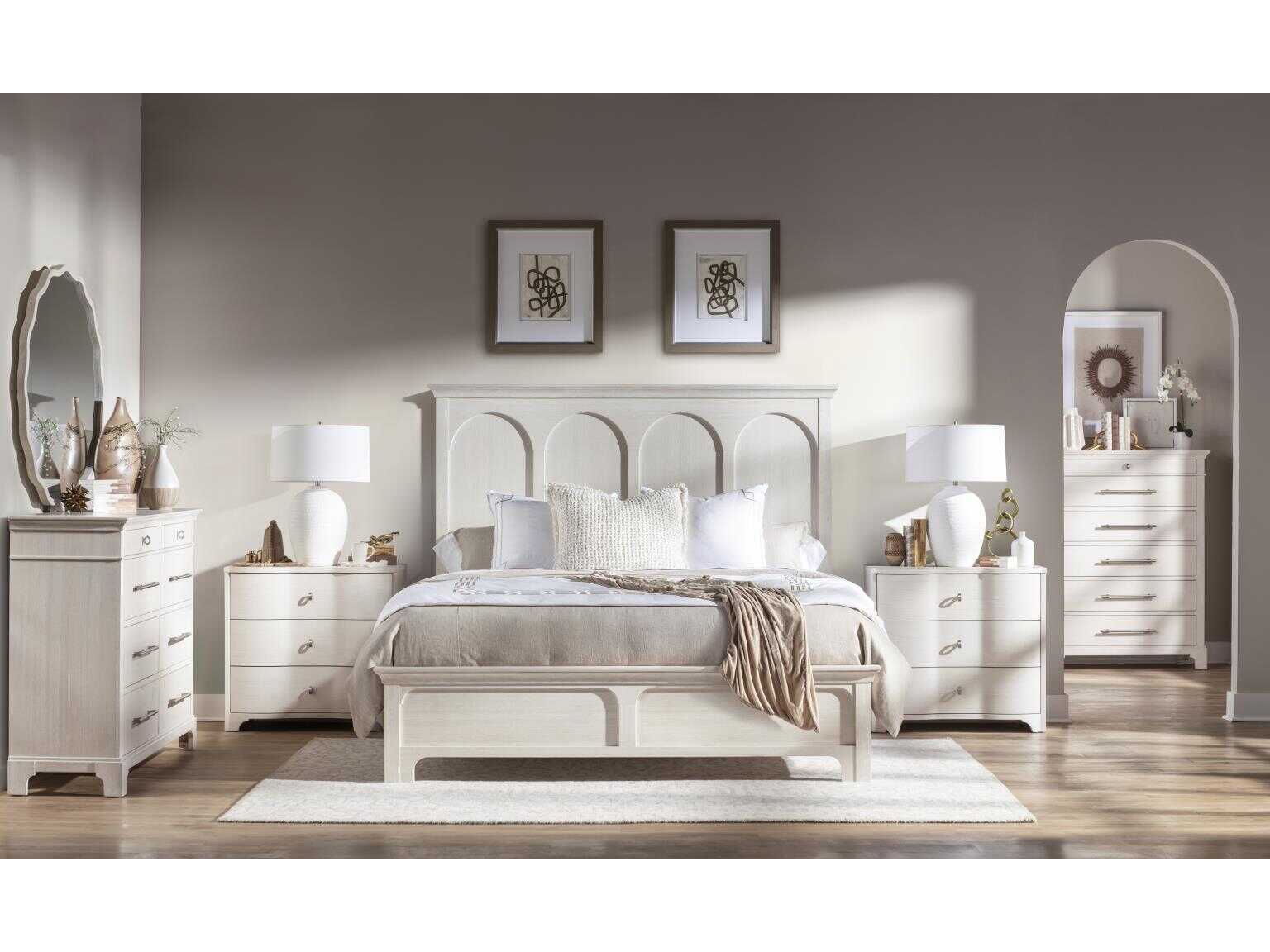 Legacy Classic Harmony 3-Drawers White Ash Wood Nightstand