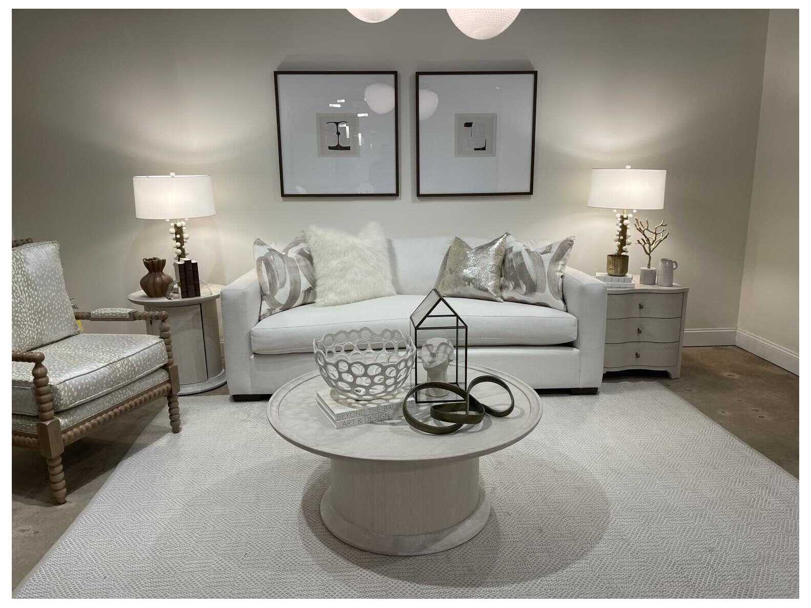 Legacy Classic Harmony Round Wood Prelude Frost Coffee Table