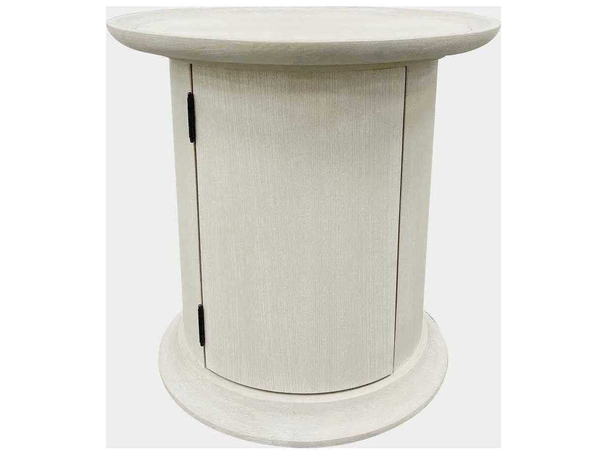 Legacy Classic Harmony Round Wood Prelude Frost End Table