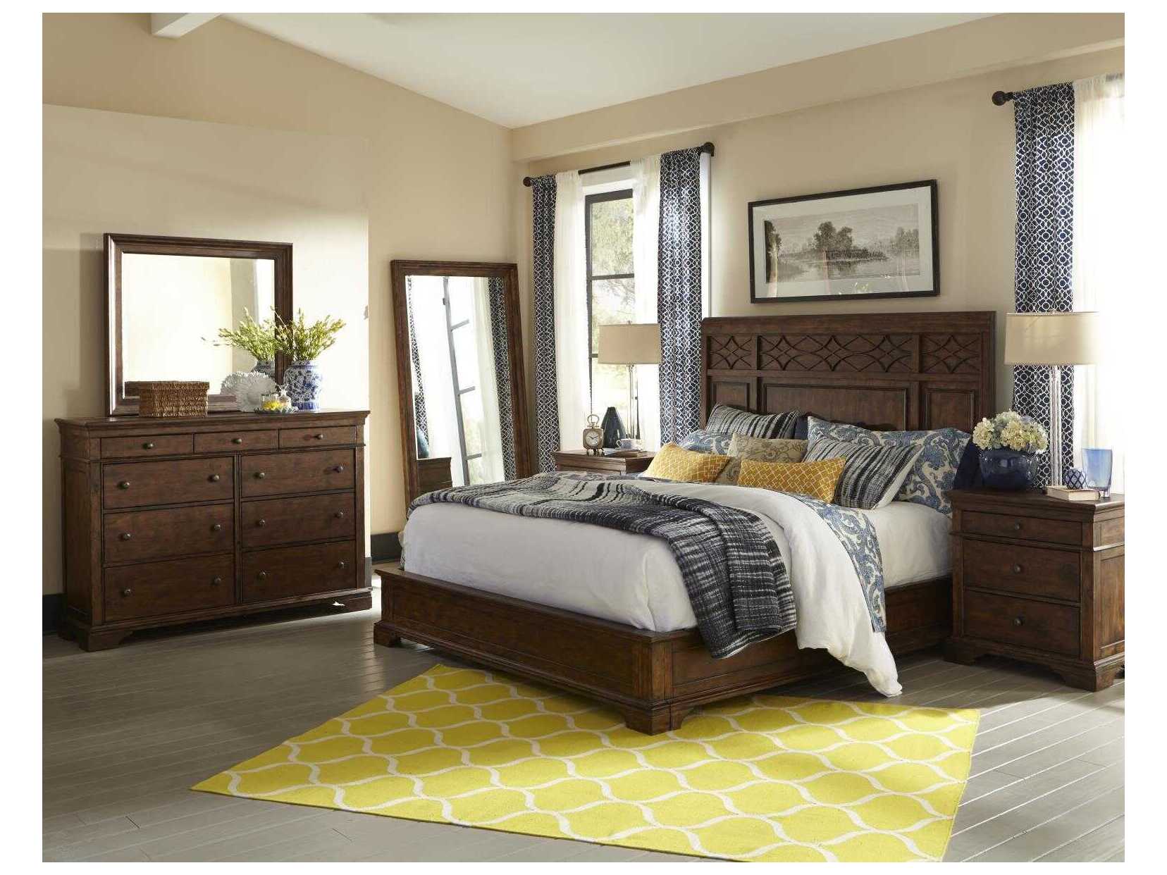 Legacy Classic Trisha Yearwood Home Brown Acacia Wood Double Dresser