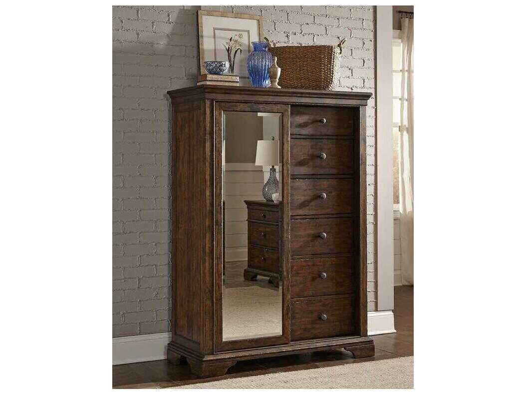 Legacy Classic Trisha Yearwood Home Coffee Brown Acacia Wood Accent Chest