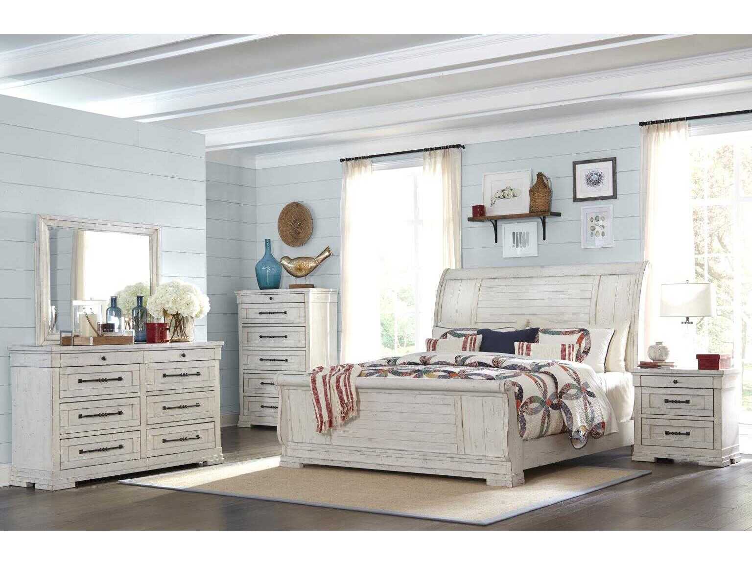 Legacy Classic Coming Home White Oak Wood Double Dresser