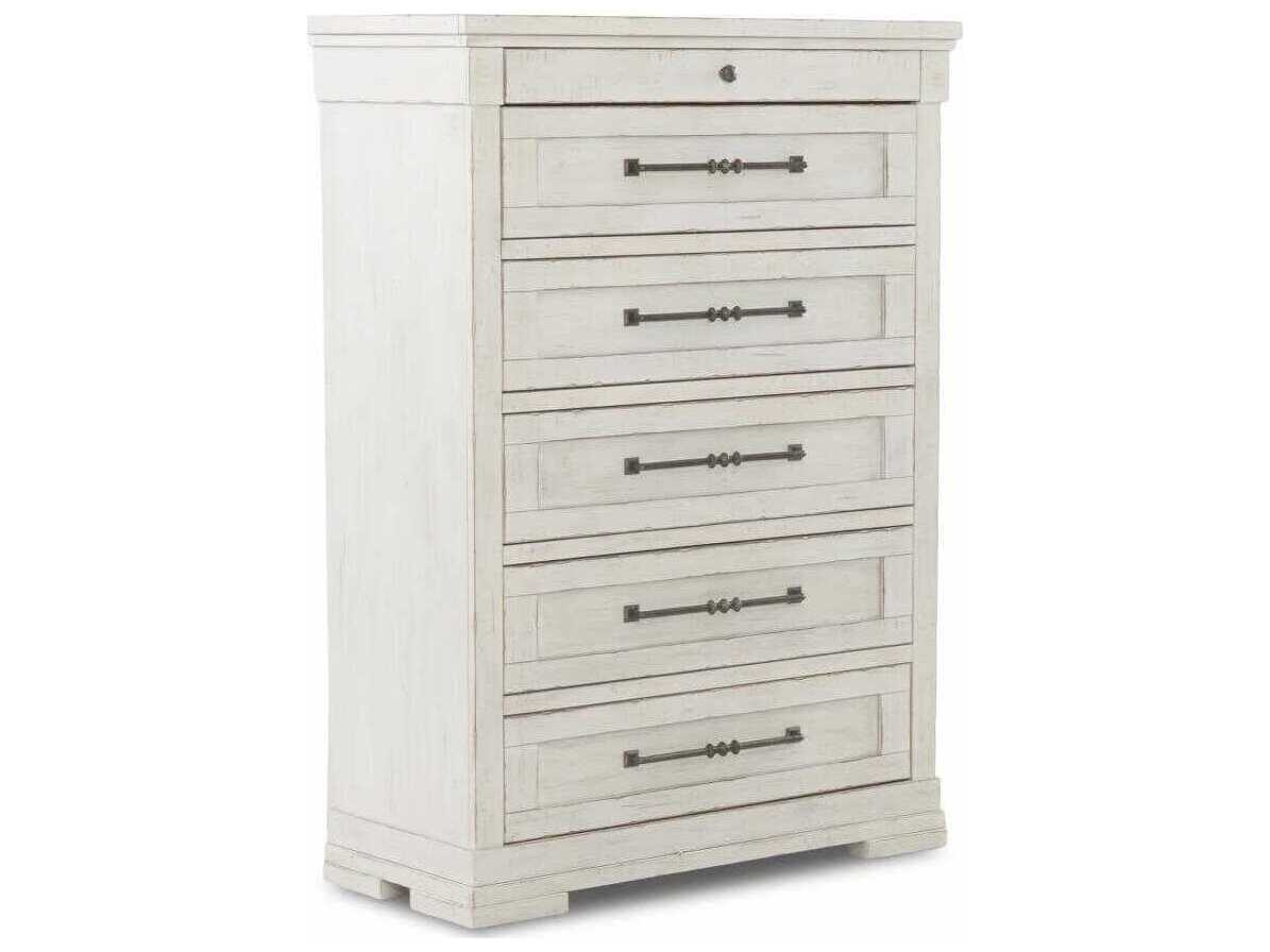 Legacy Classic Coming Home Chalk White Oak Wood Accent Chest
