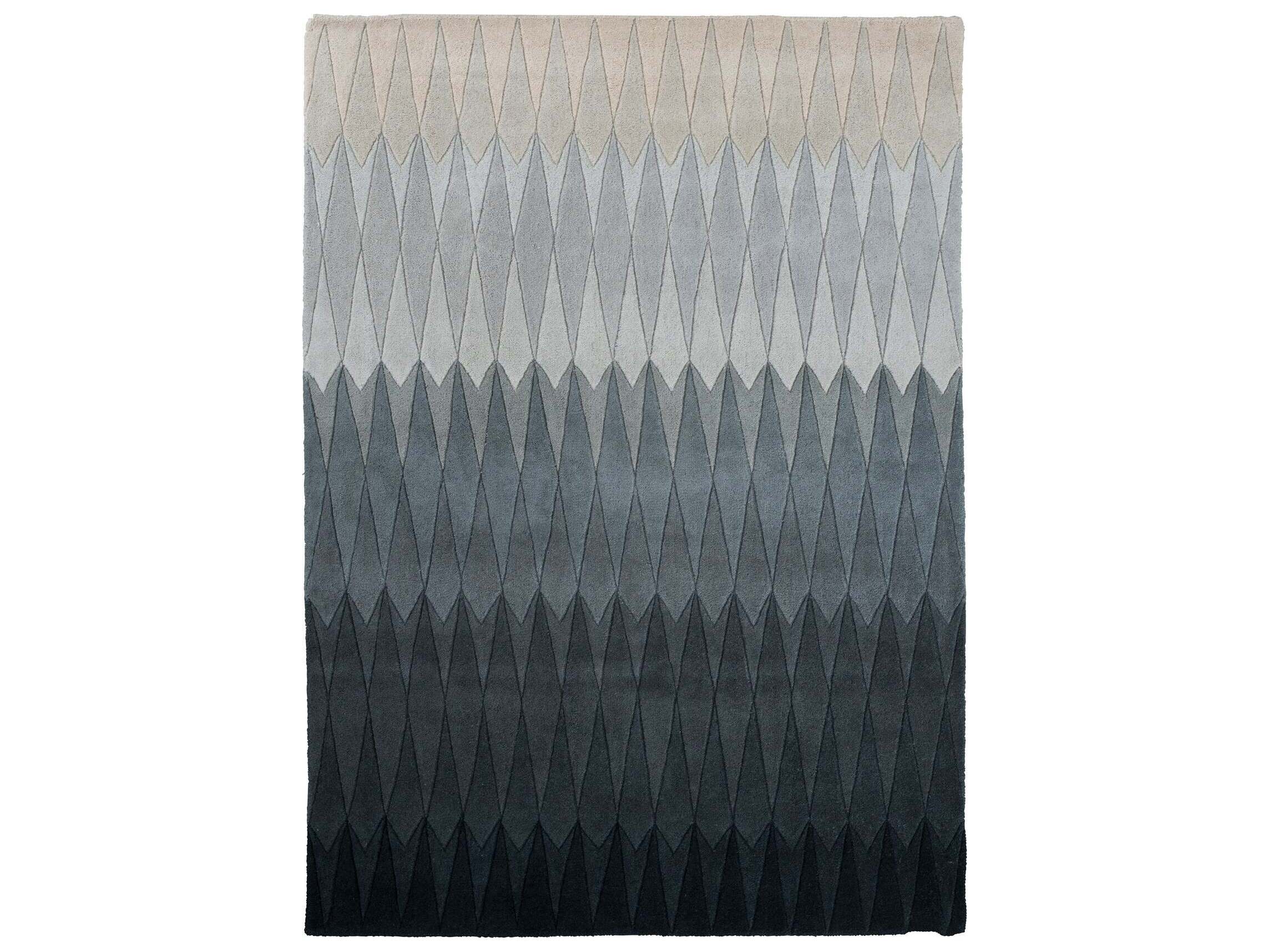 Linie Design Geometric Grey Area Rug