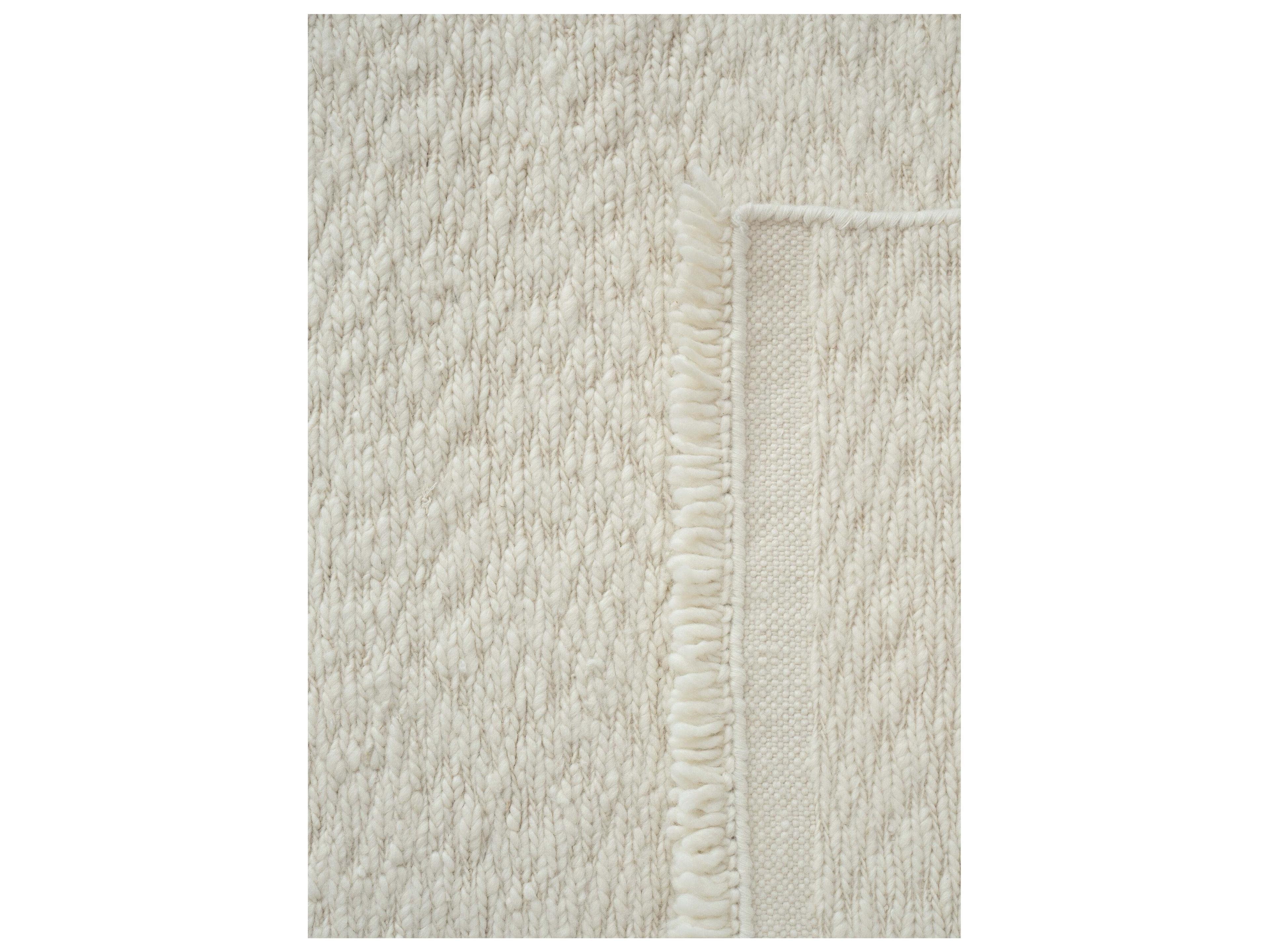 Linie Design Geometric White Area Rug