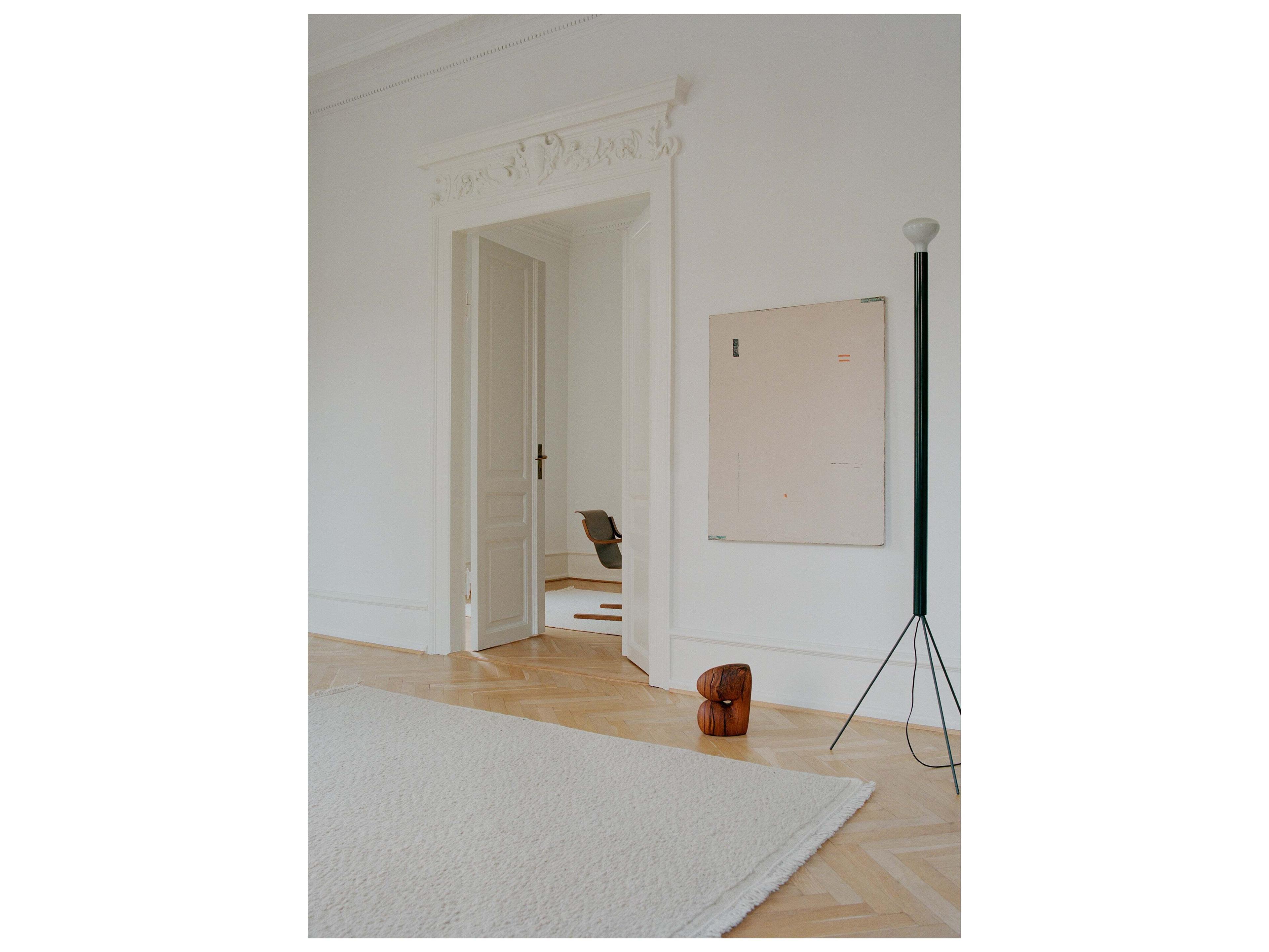 Linie Design Geometric White Area Rug