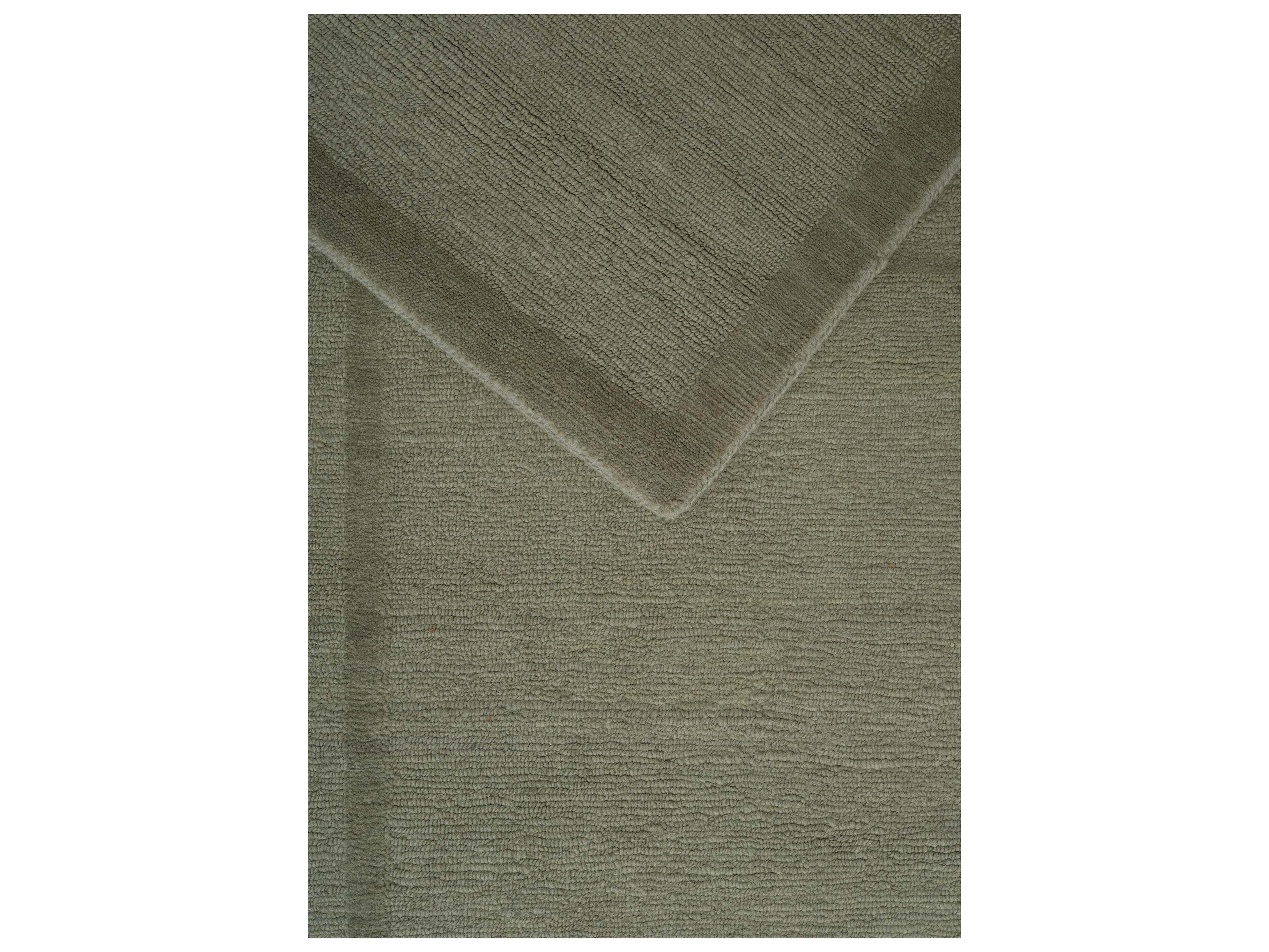 Linie Design Geometric Green Area Rug