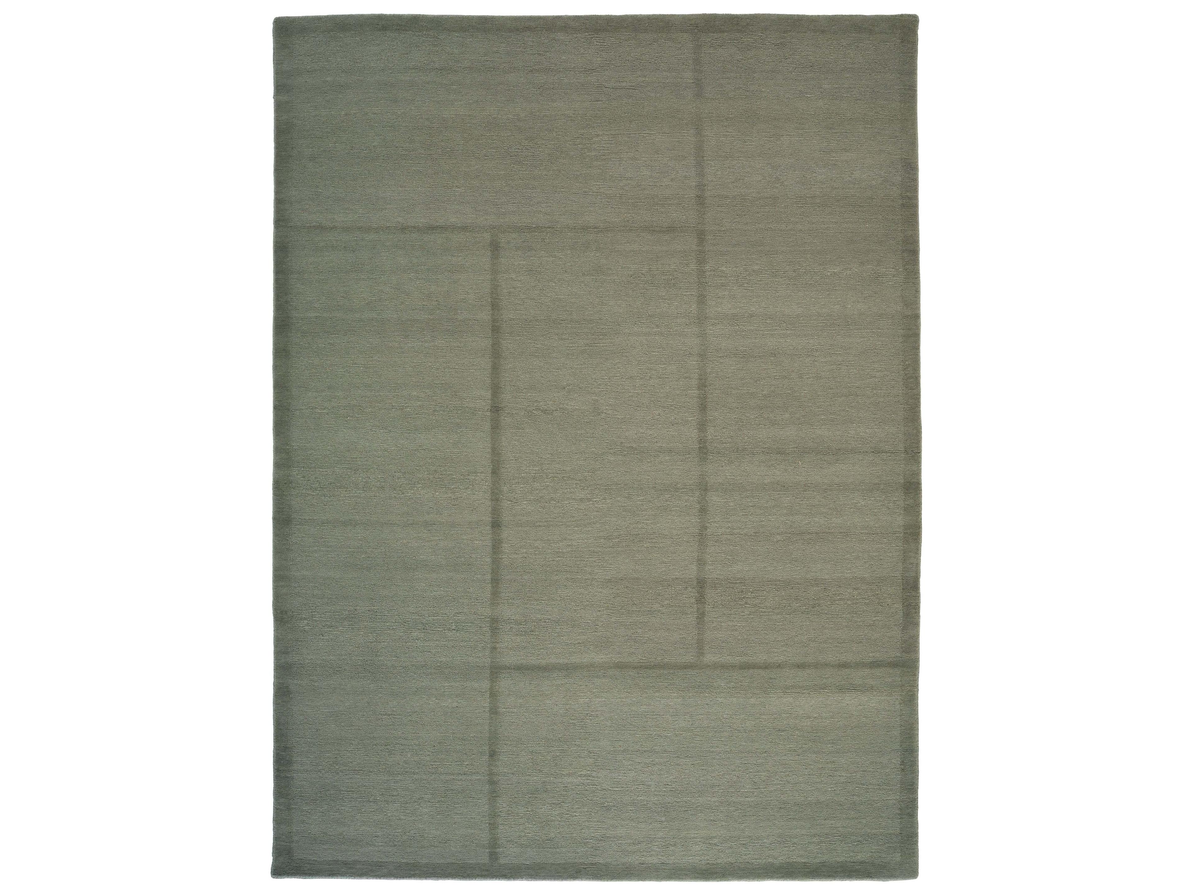 Linie Design Geometric Green Area Rug