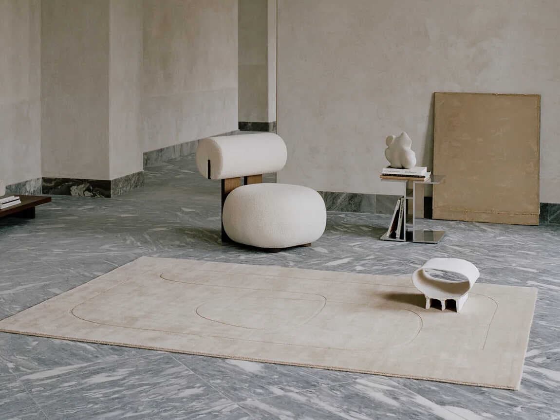 Linie Design Cursive Expanse Geometric Area Rug