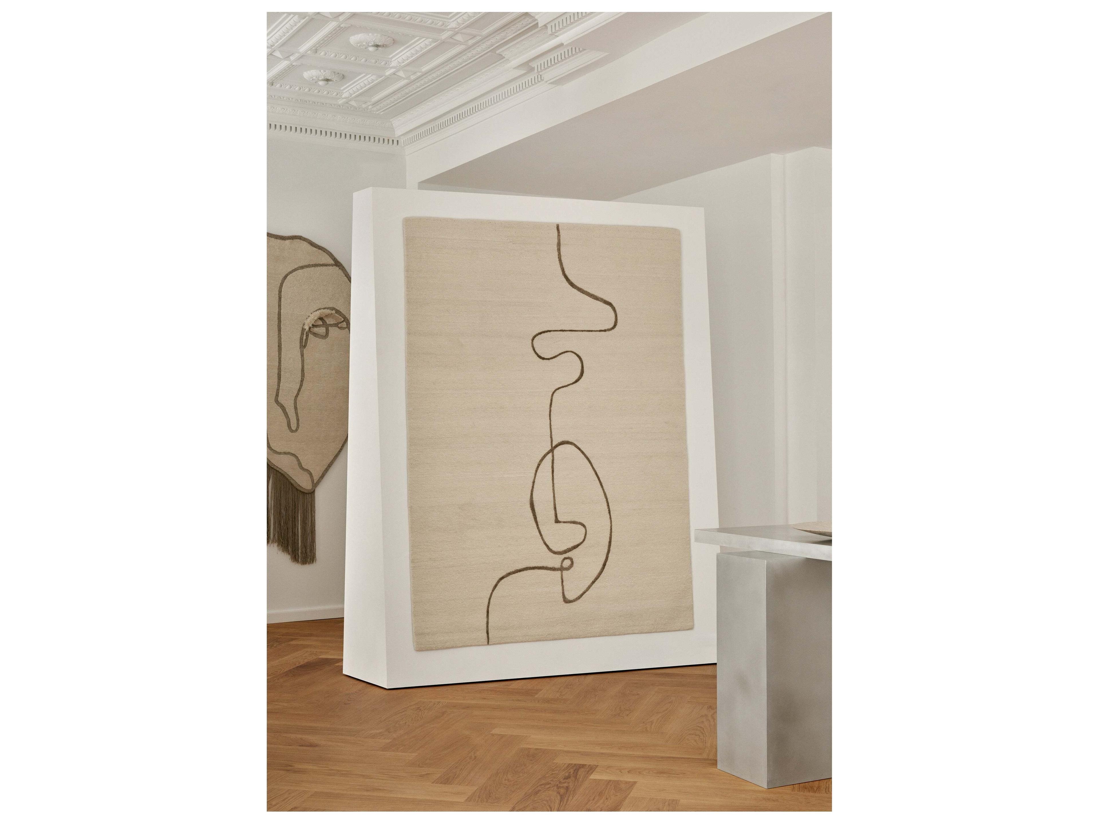 Linie Design Abstract Ivory Area Rug