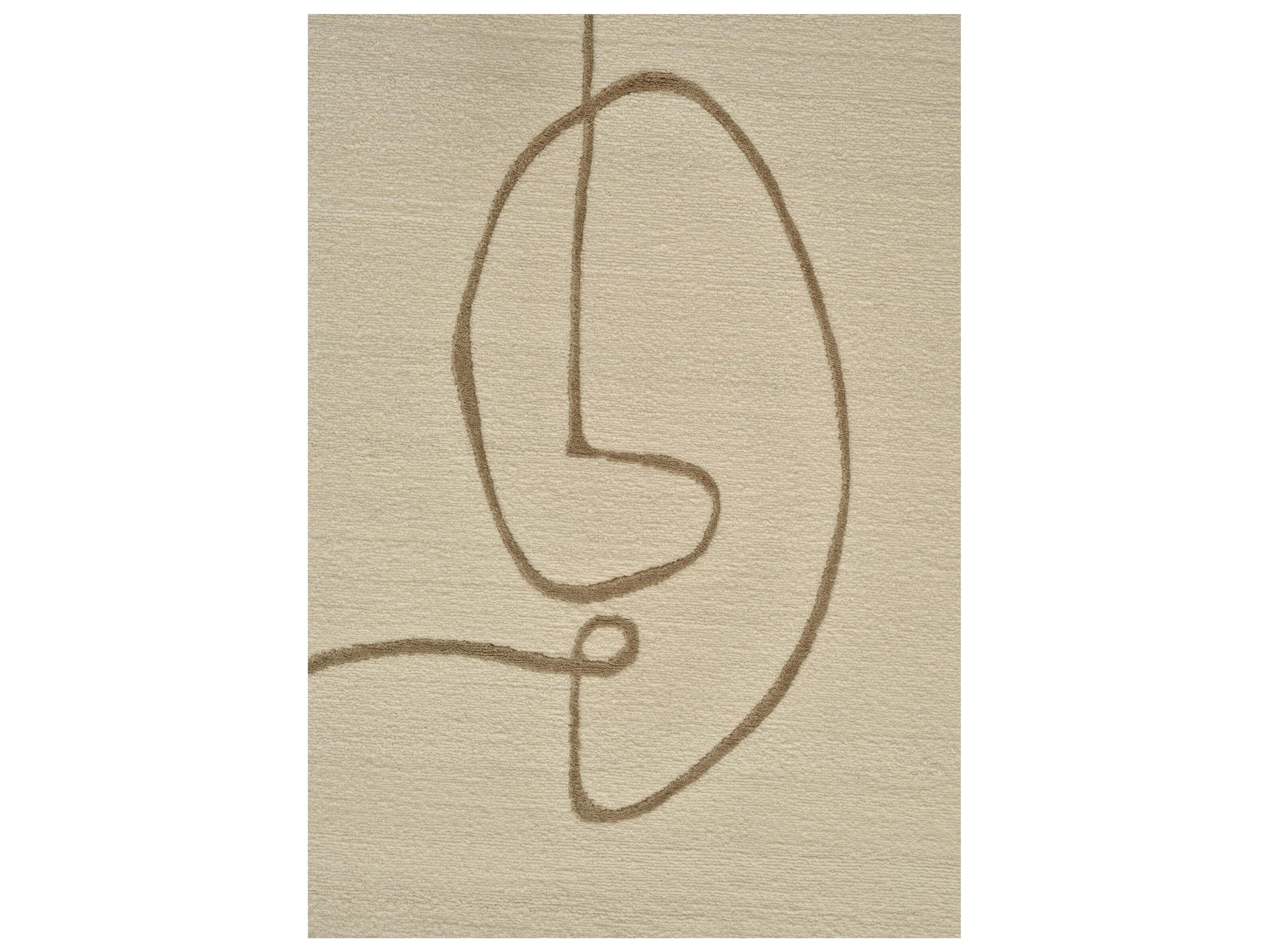 Linie Design Abstract Ivory Area Rug