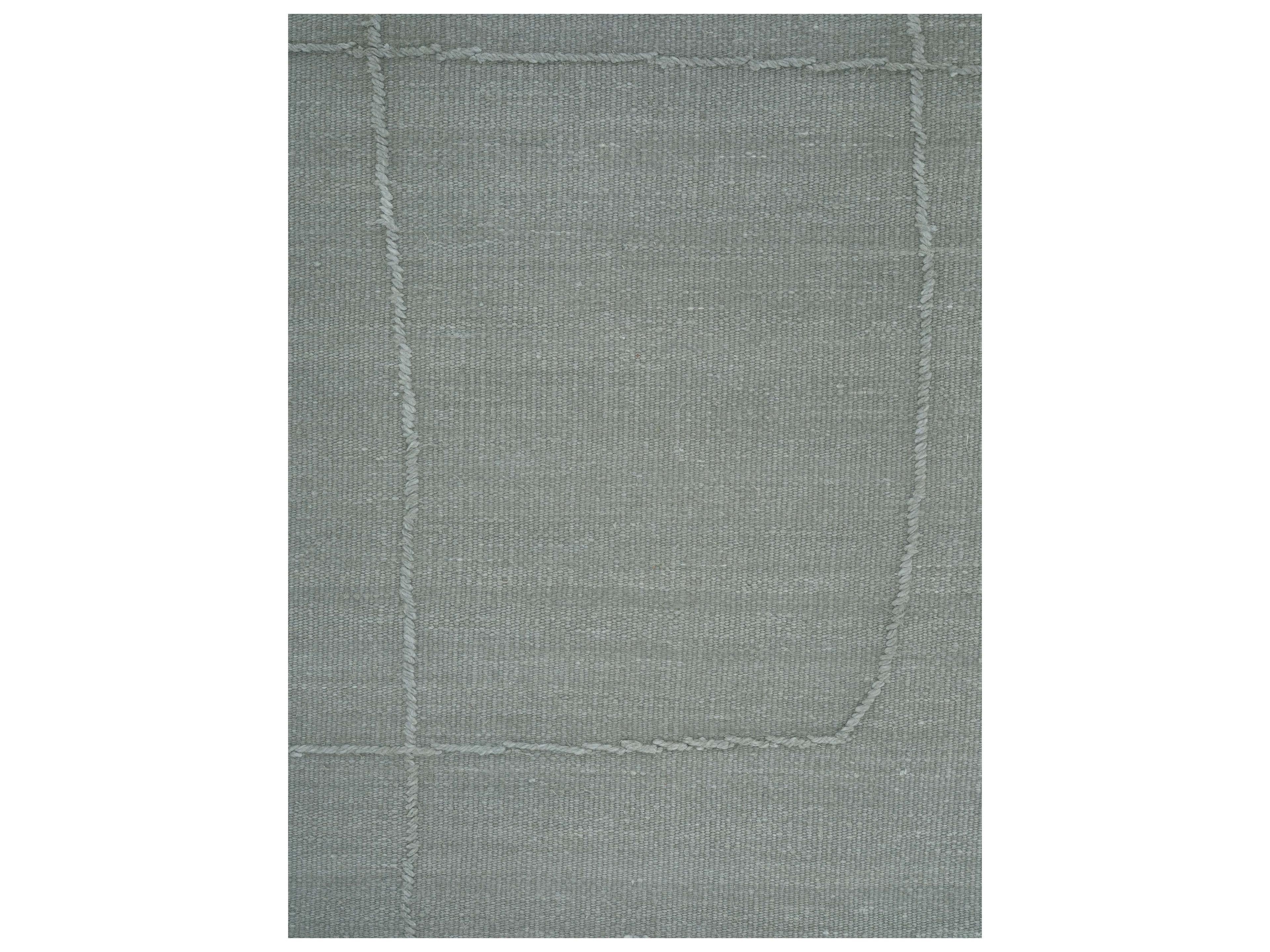 Linie Design Abstract Mint-Grey Area Rug