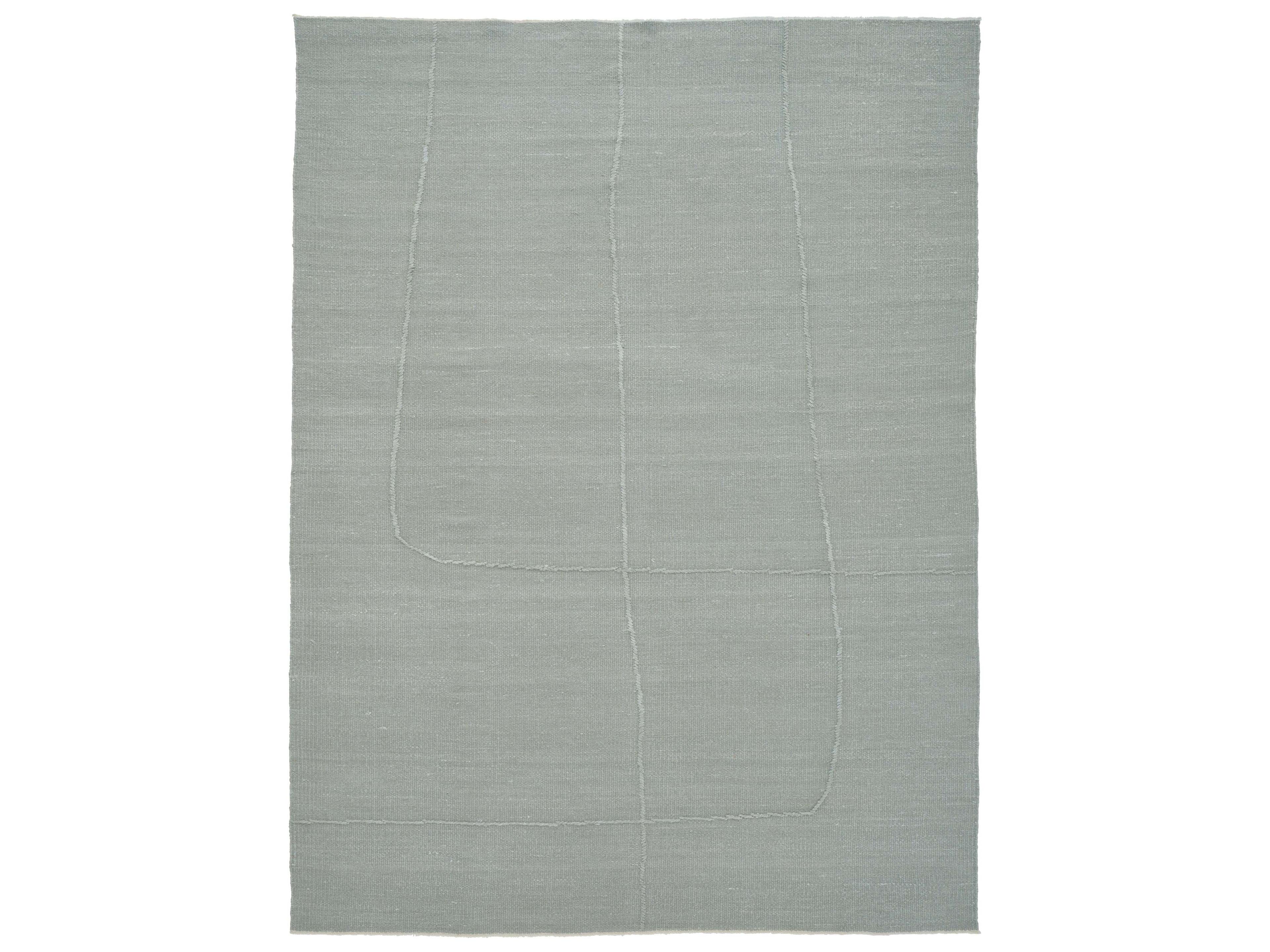Linie Design Abstract Mint-Grey Area Rug