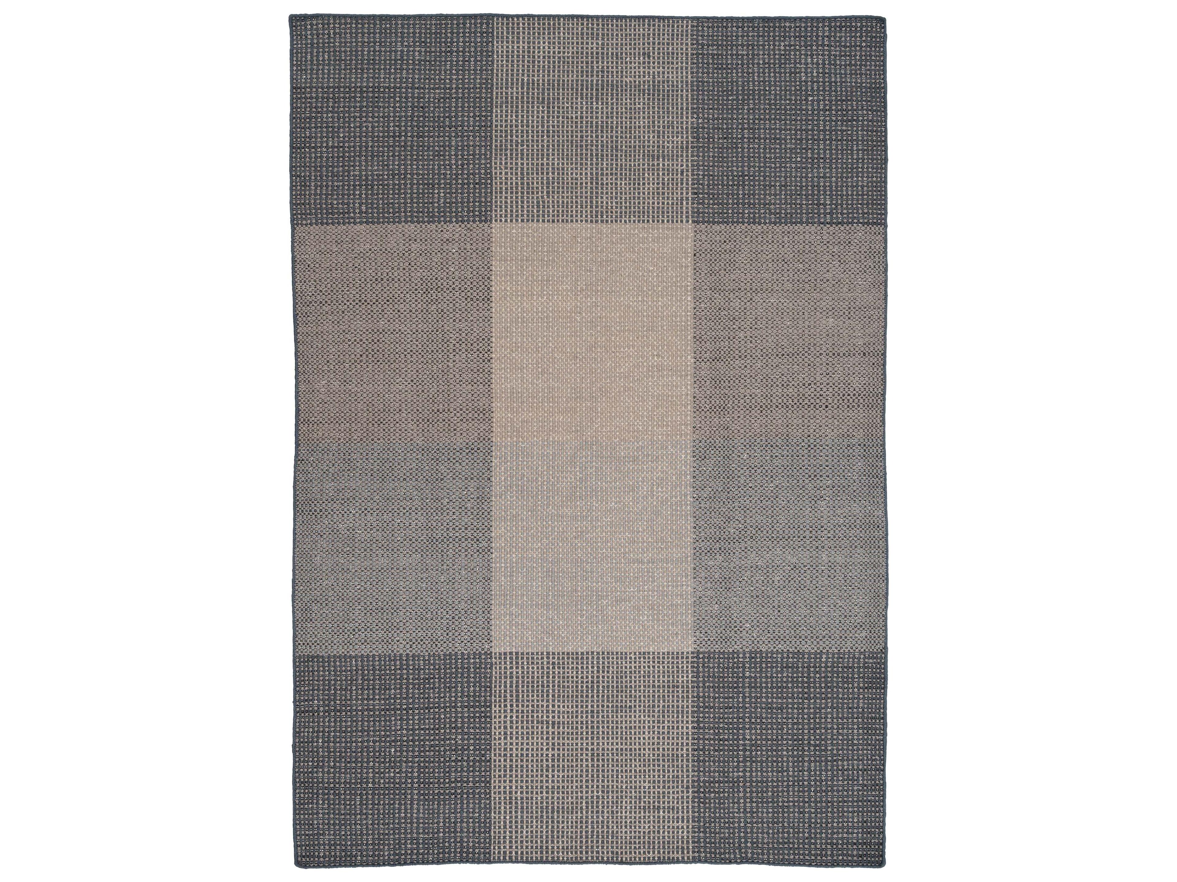 Linie Design Geometric Petrol Area Rug