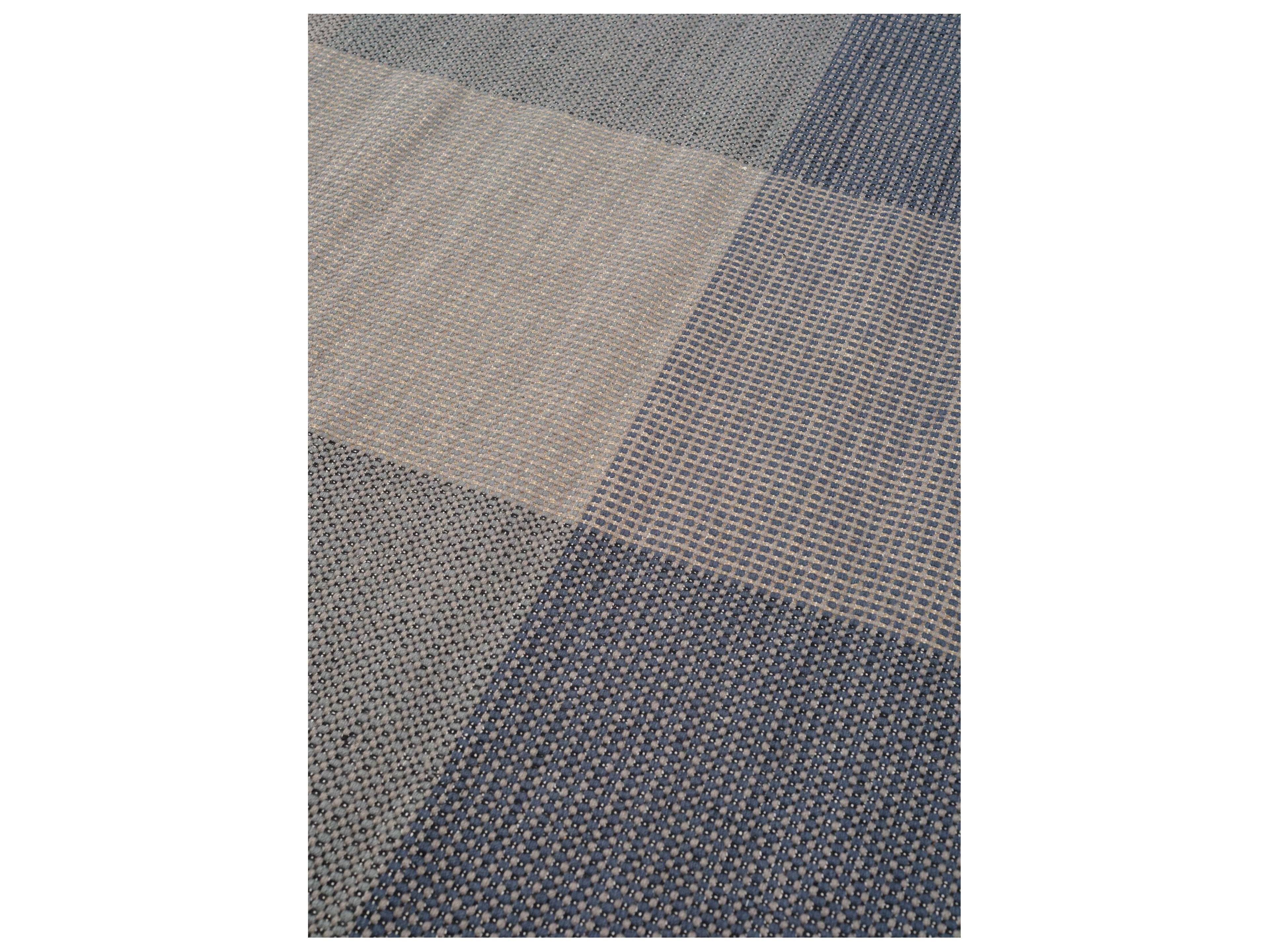 Linie Design Geometric Petrol Area Rug