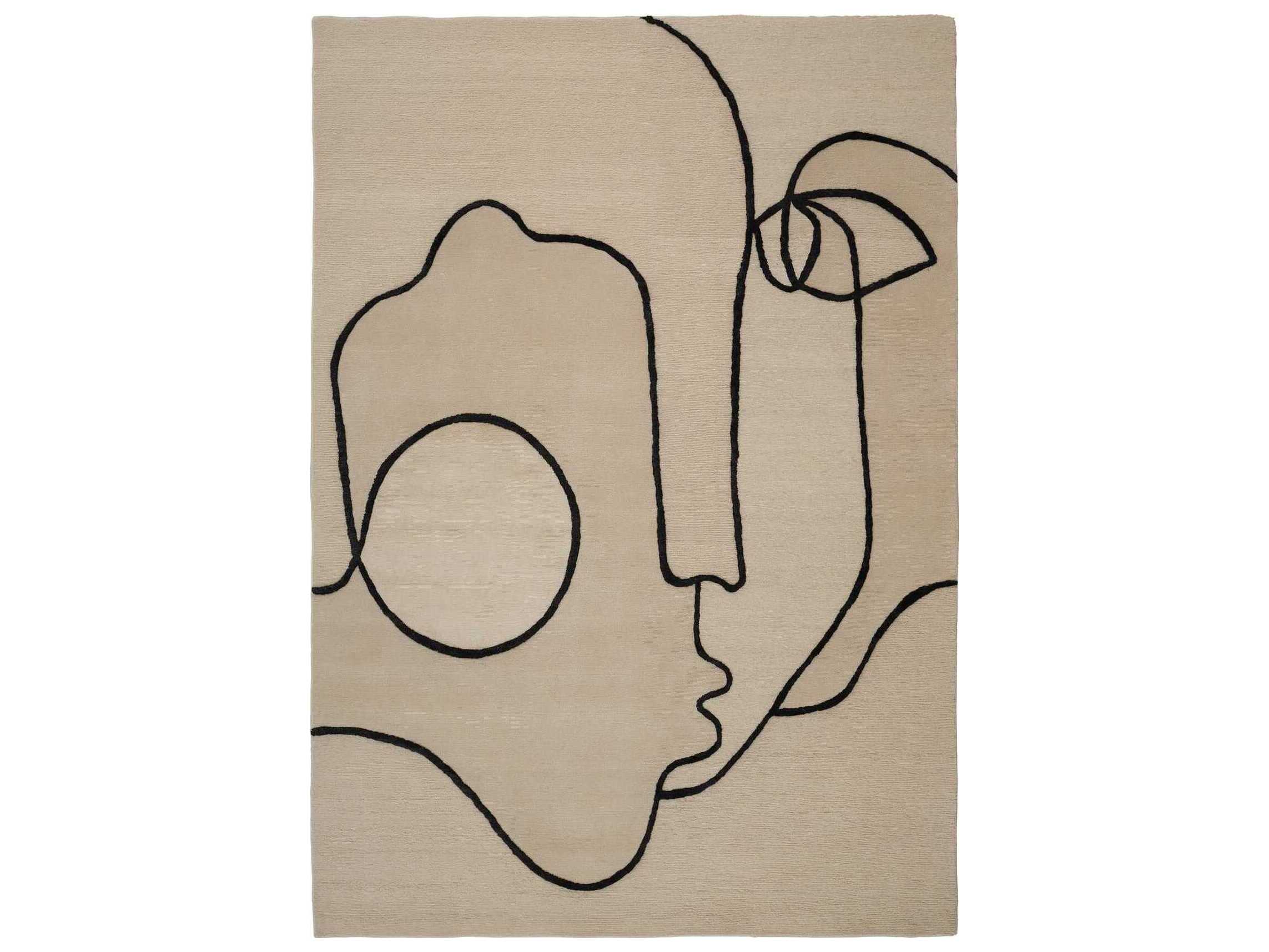 Linie Design Self Mirage Abstract Area Rug