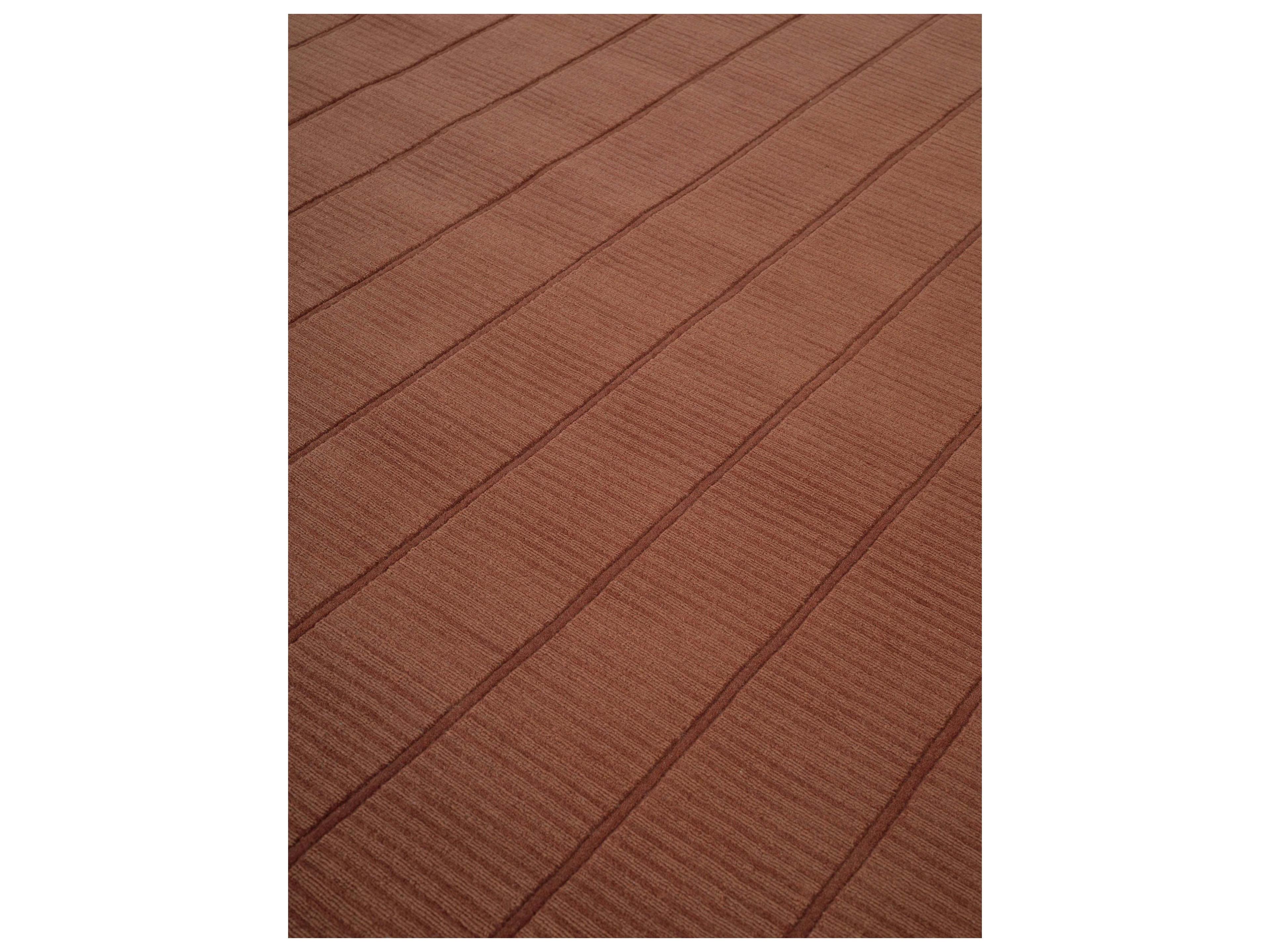 Linie Design Geometric Rust Area Rug