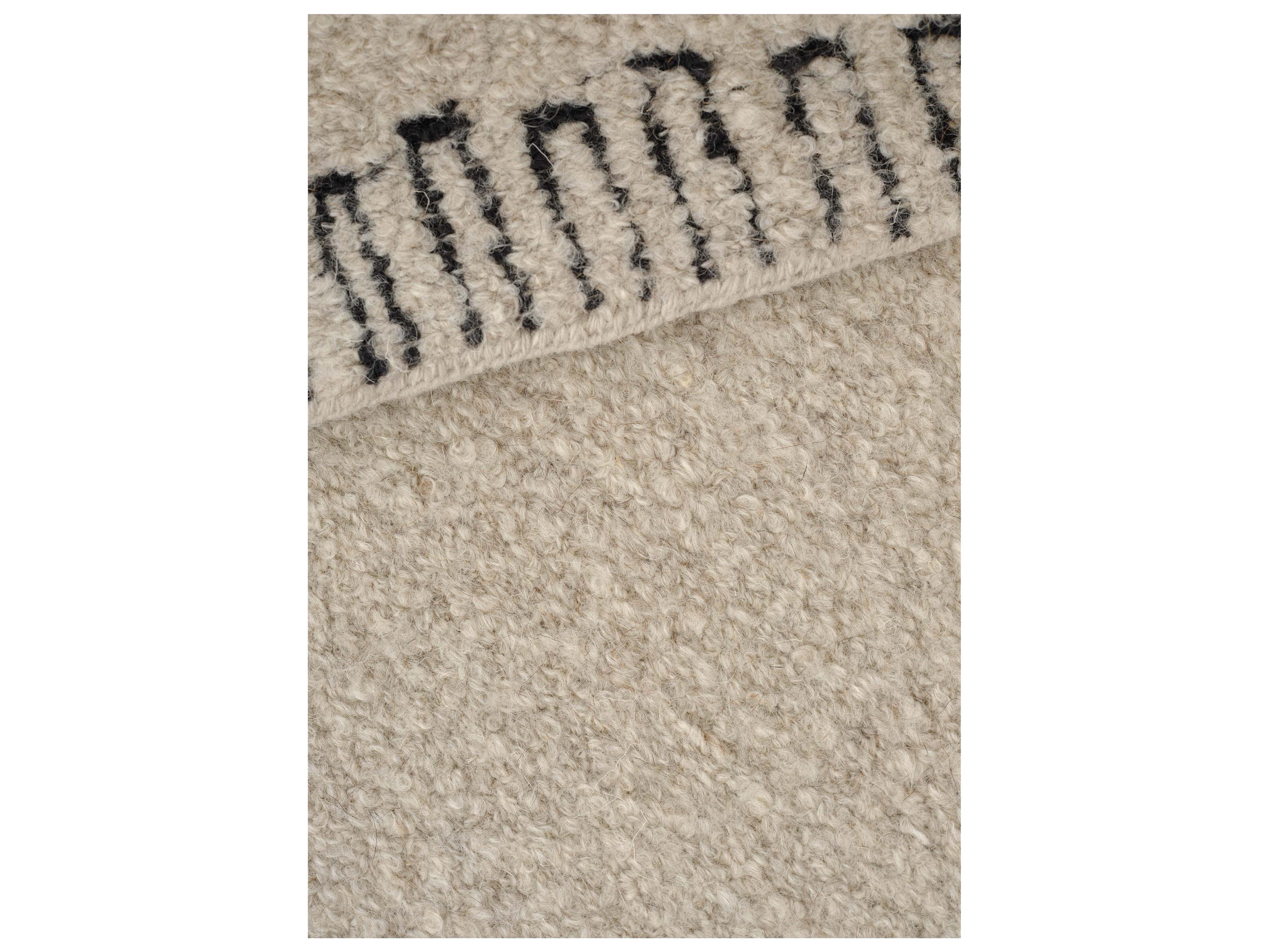 Linie Design Abstract Runner Beige Area Rug