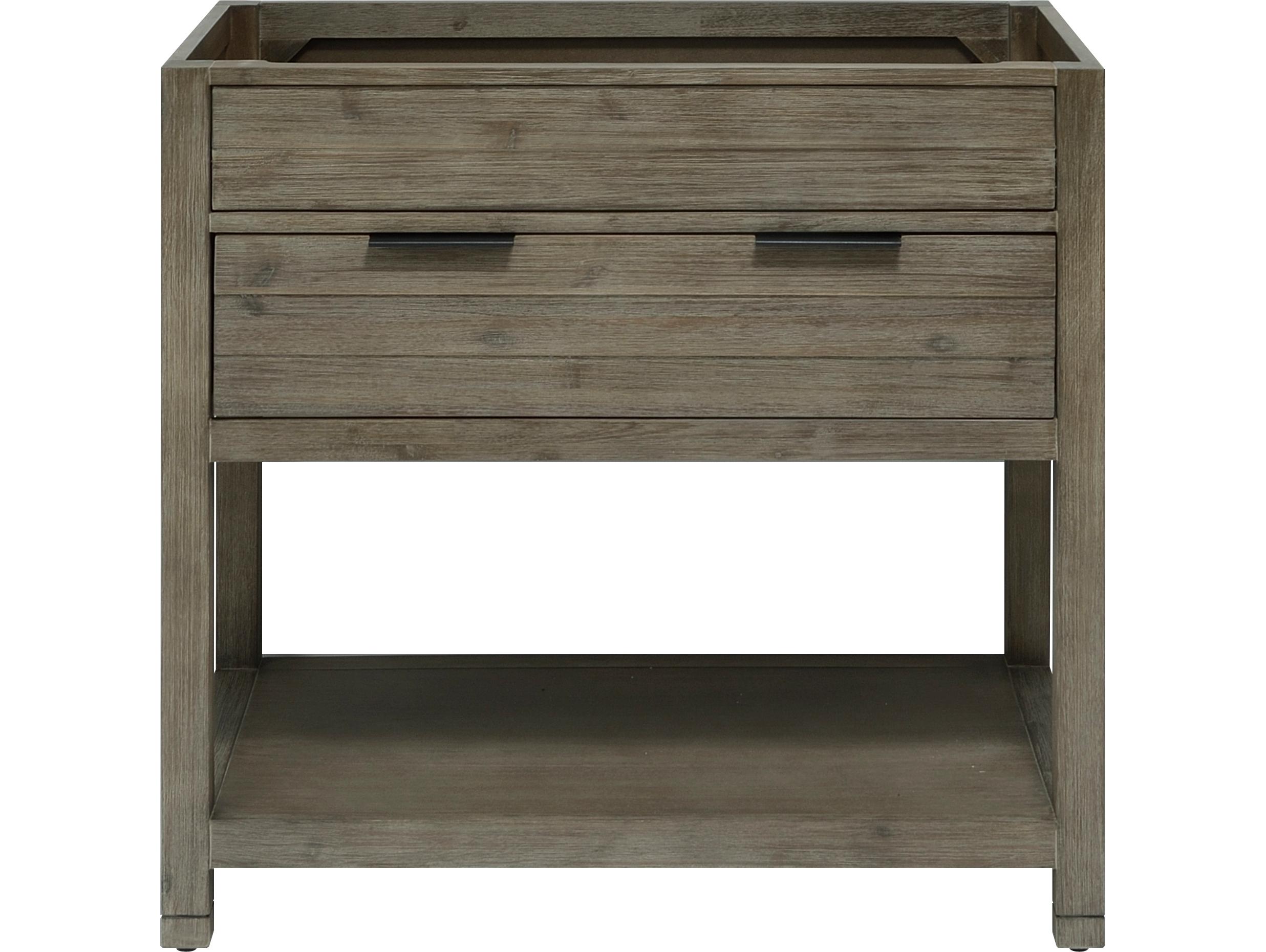 Le Bath Collin 36'' Rustic Taupe Vanity Base 