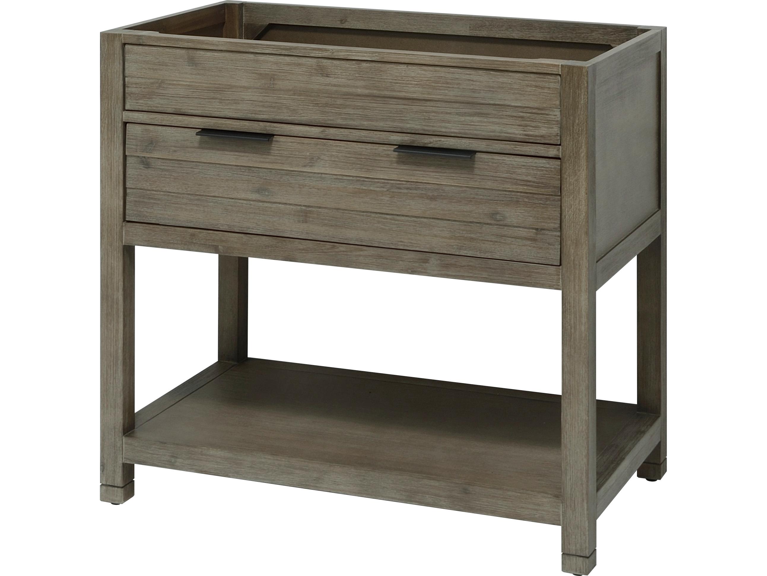 Le Bath Collin 36'' Rustic Taupe Vanity Base 