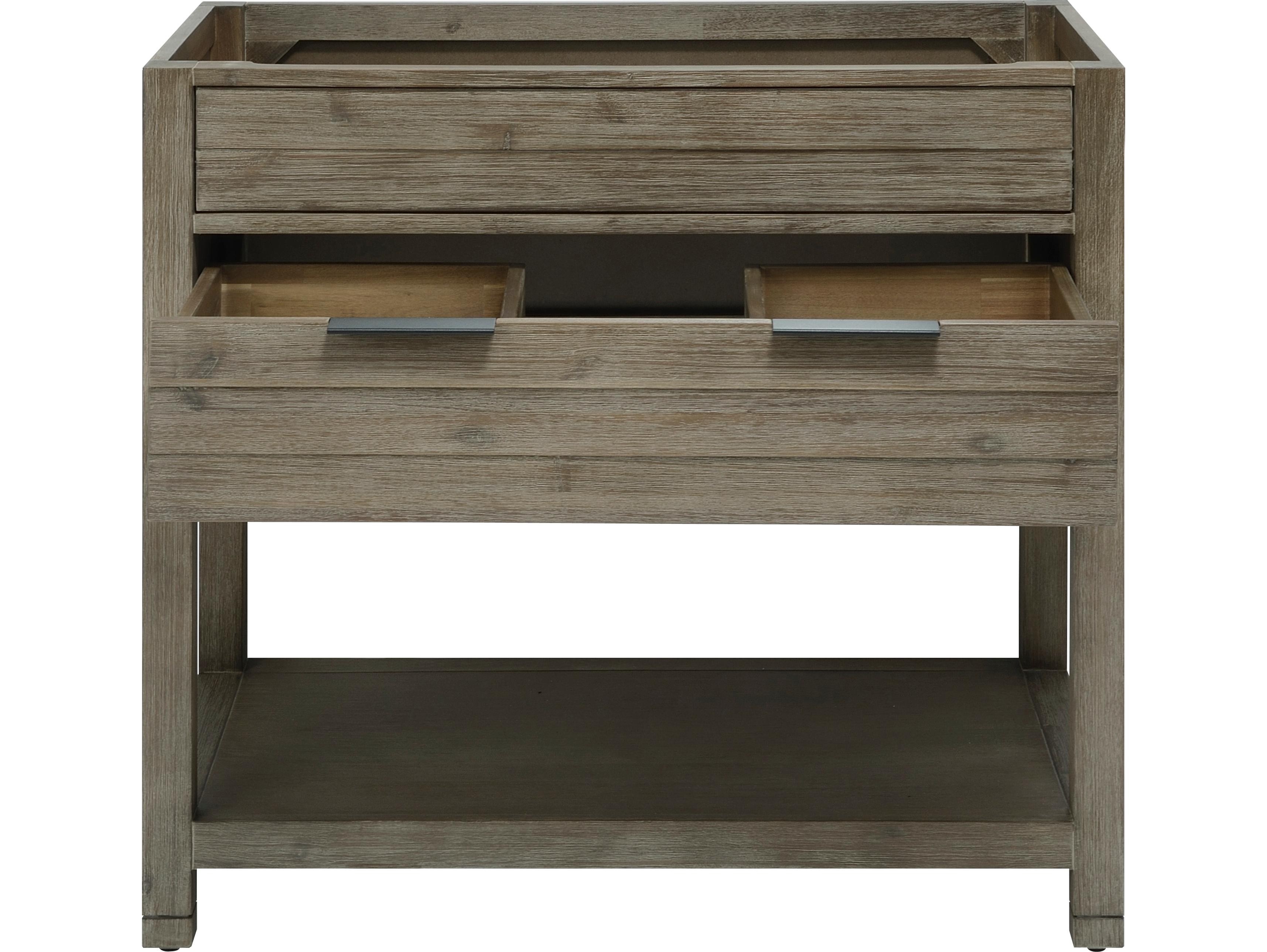 Le Bath Collin 36'' Rustic Taupe Vanity Base 