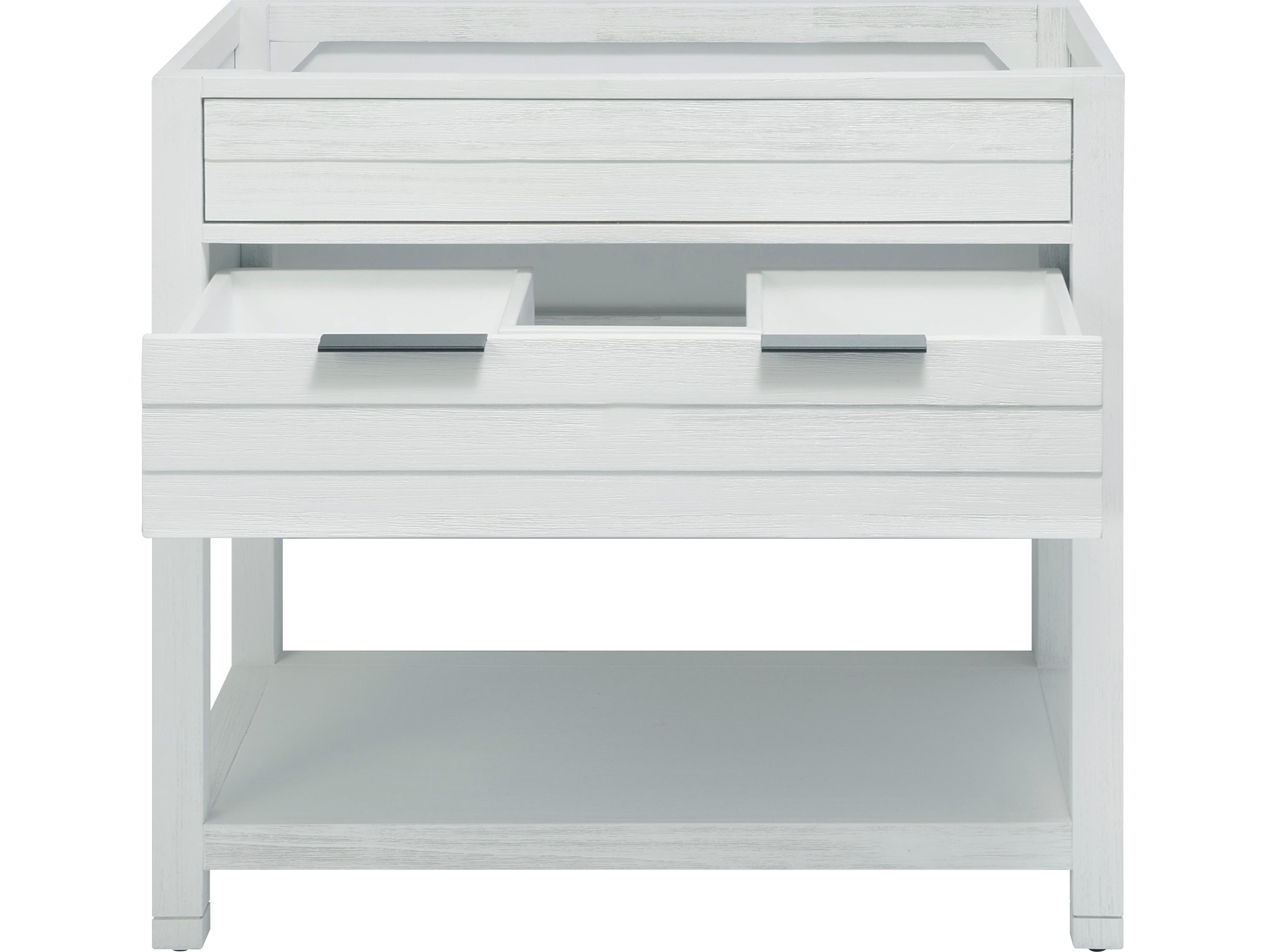 Le Bath Kasey 36'' White Wash Vanity Base