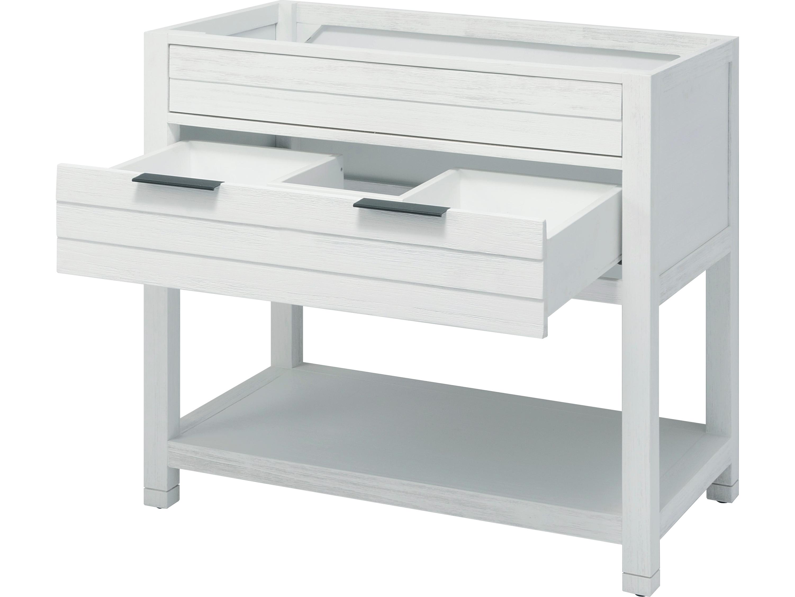 Le Bath Kasey 36'' White Wash Vanity Base