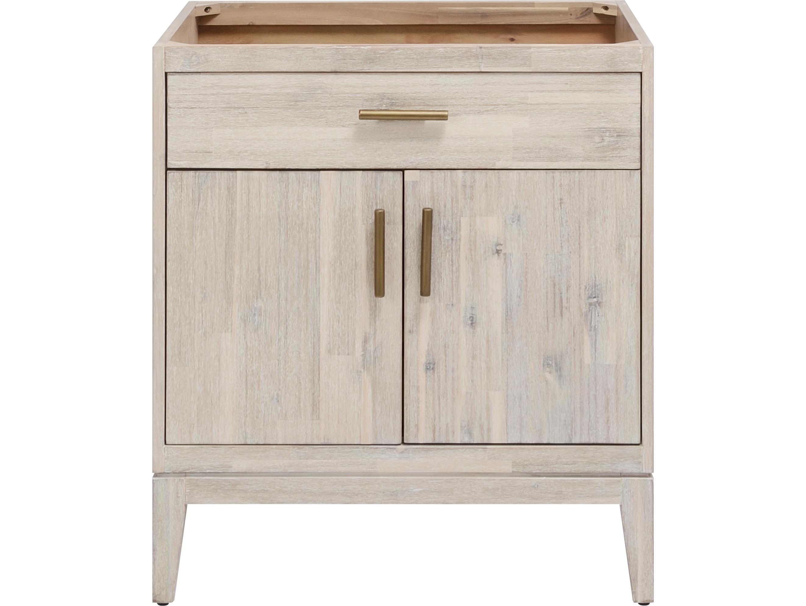 Le Bath Nina 30'' Chalky White Vanity Base 