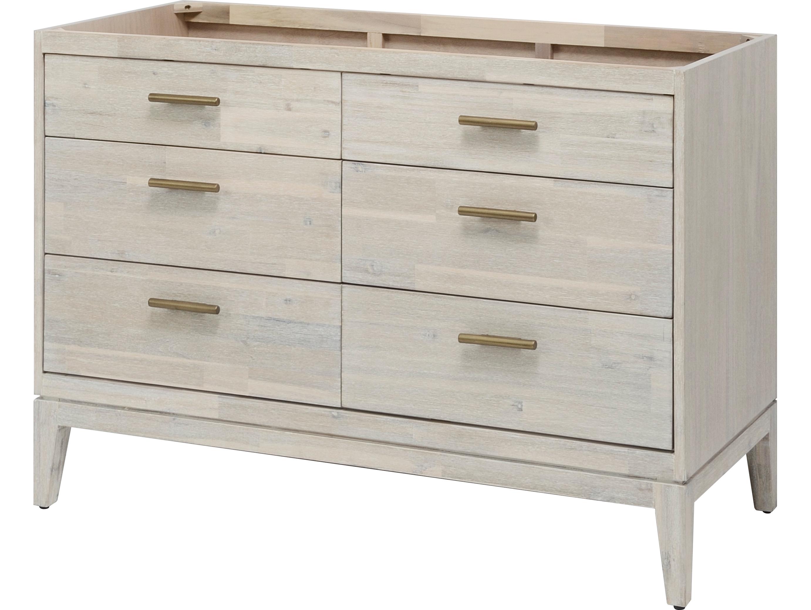 Le Bath Nina 48" Chalky White Vanity Base