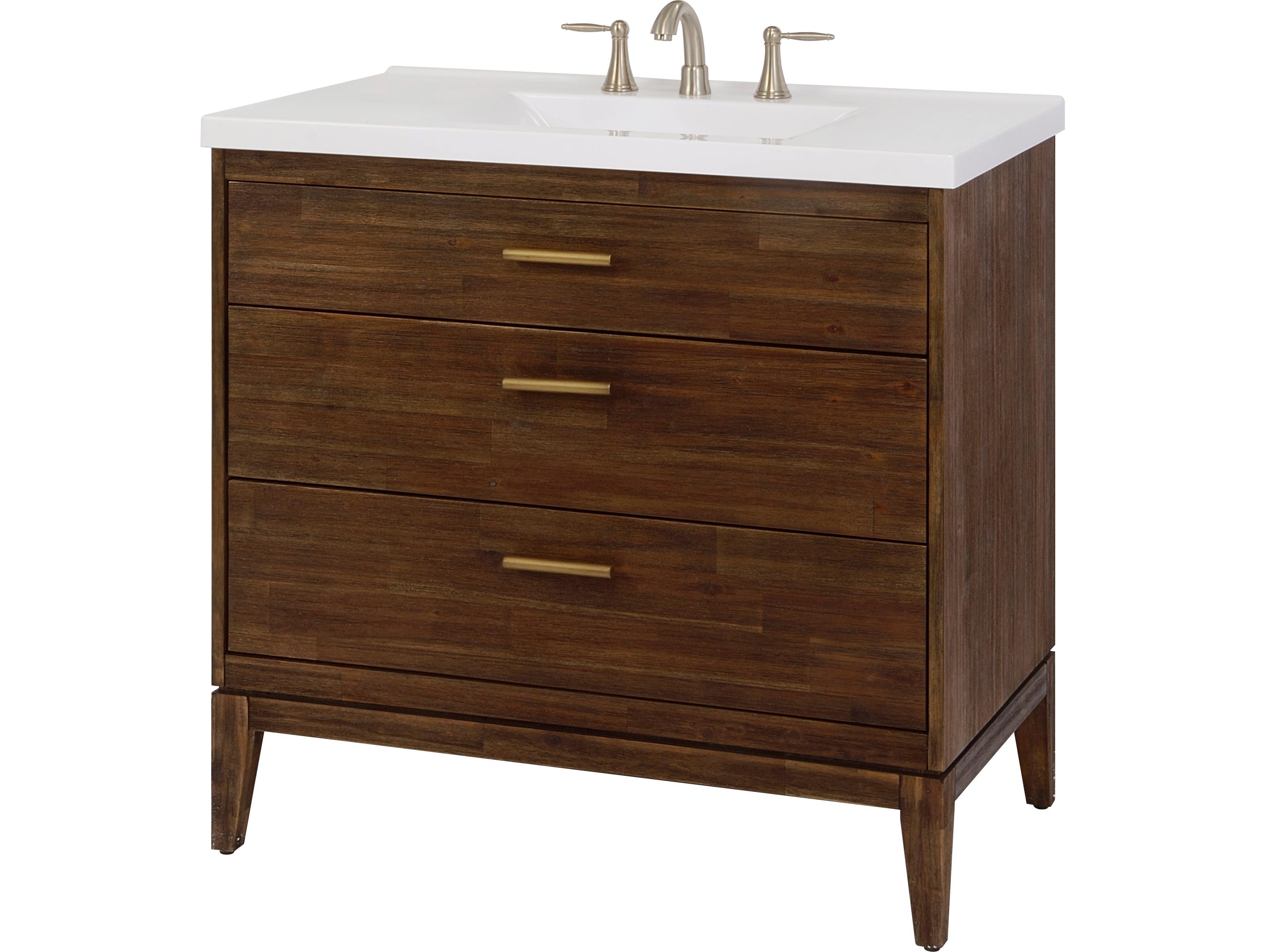Le Bath Perry 36'' Amber Vanity Base