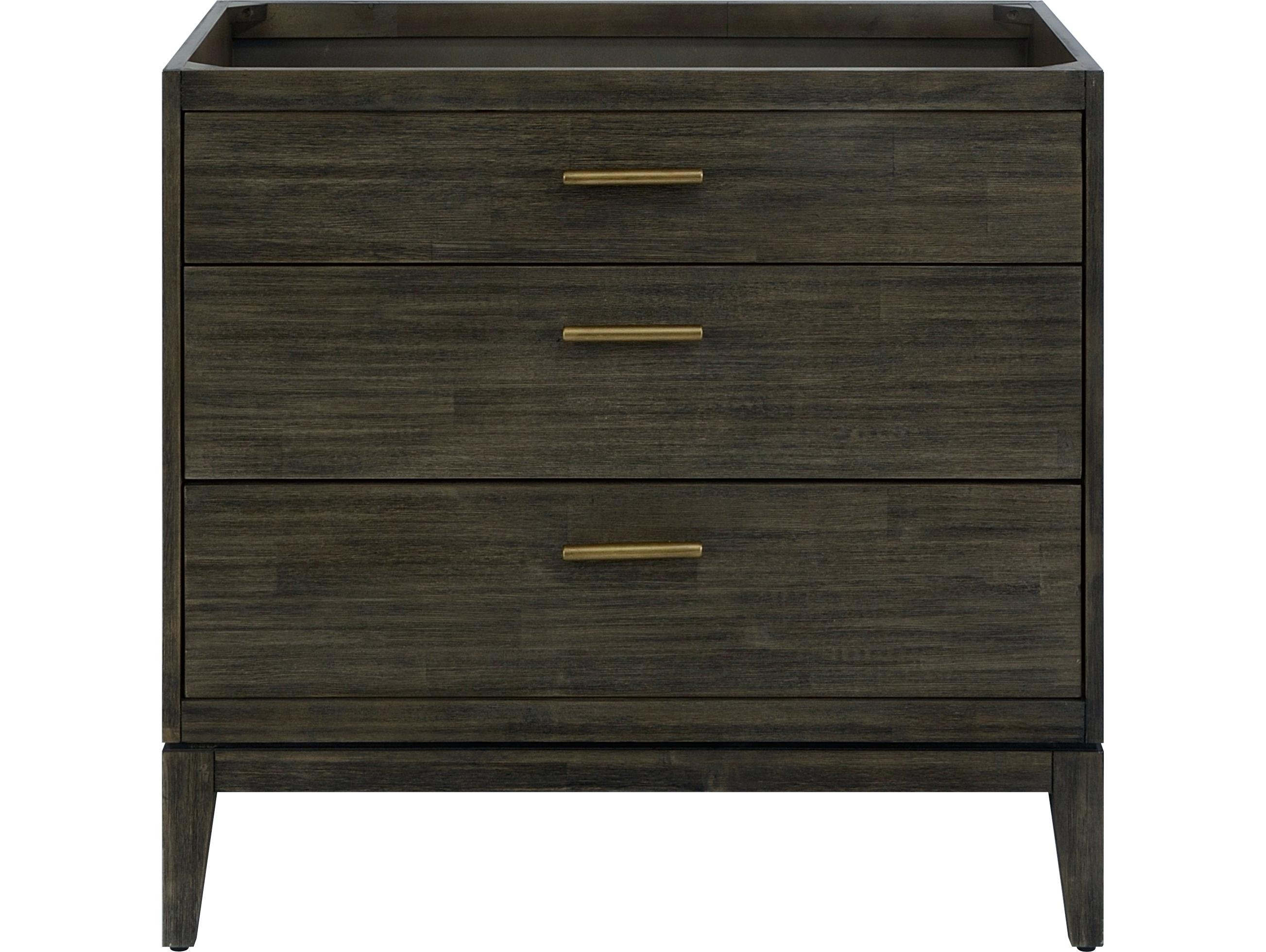 Le Bath Tyler 36'' Dark Pearl Vanity Base